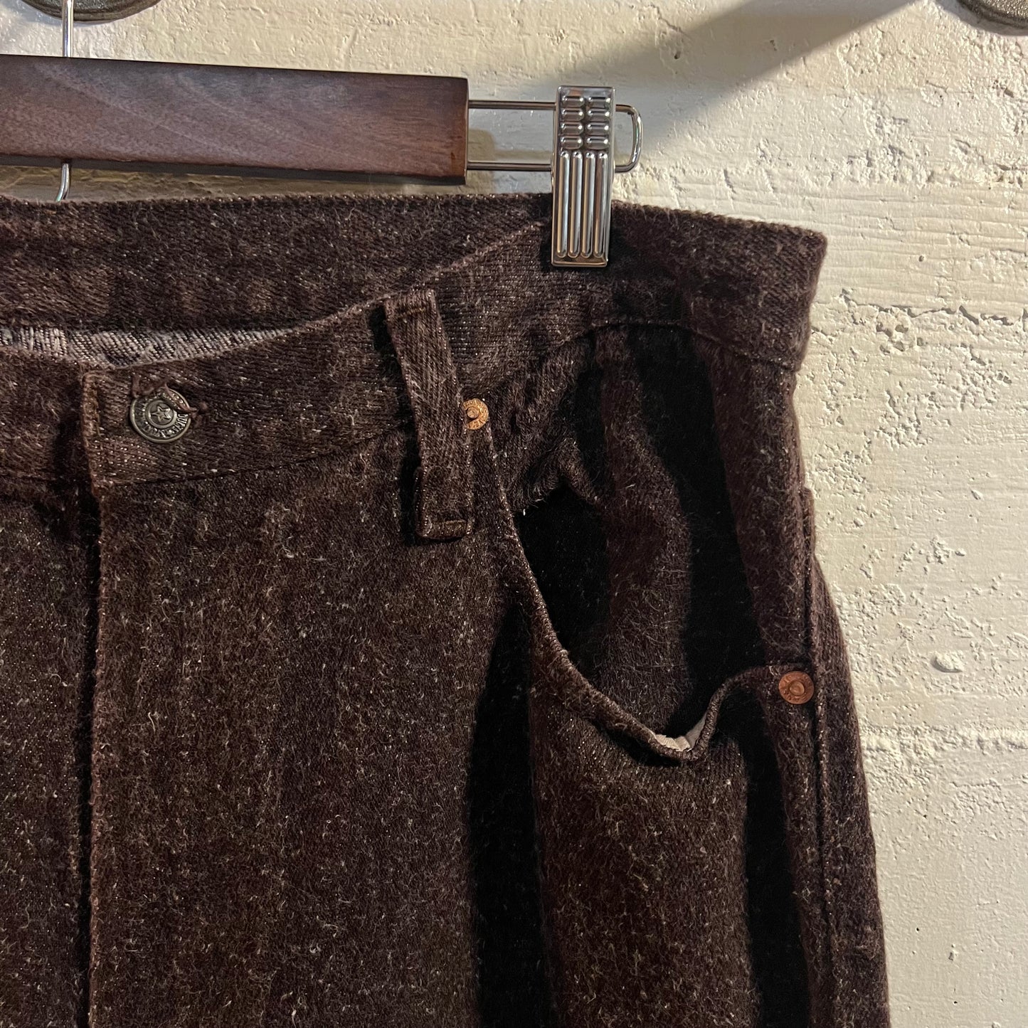 Vintage 2000's Other Clothing XXX Jeans - Size 34" - Made In Mexico - Natural Cotton/Brown