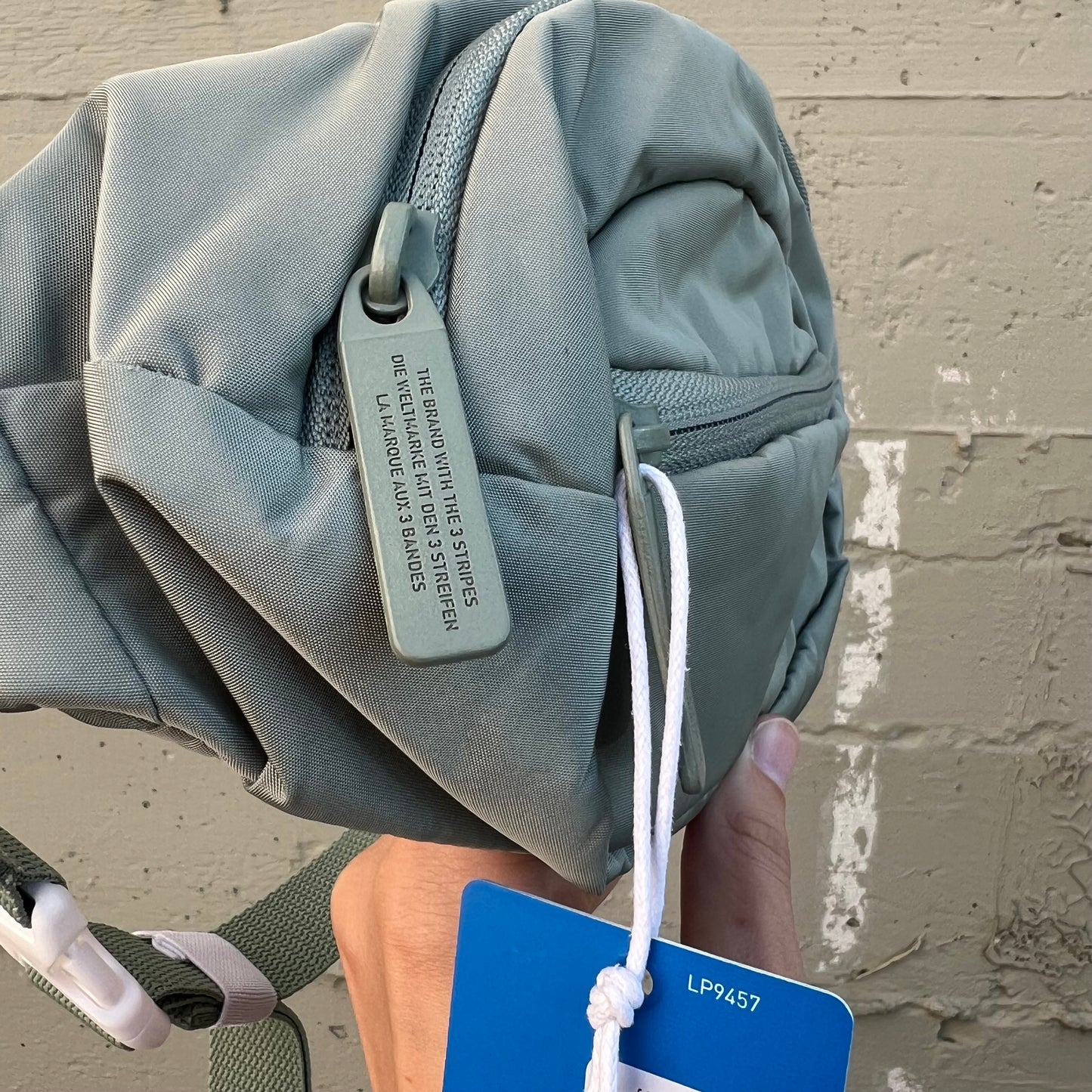 *New* Adidas Originals National Waist Pack Bag - One Size - Silver Green - B175 - #IR3680