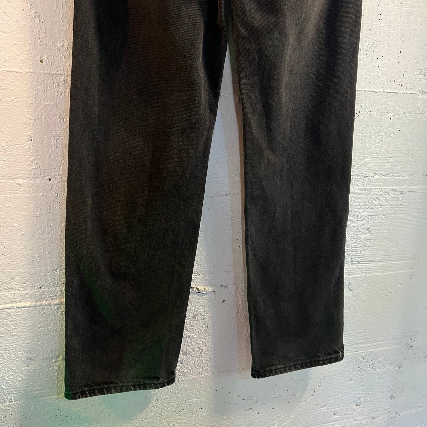 Vintage 2000's Rustler Faded Black Denim Jeans - Size 33" x 30" - Faded Black Denim