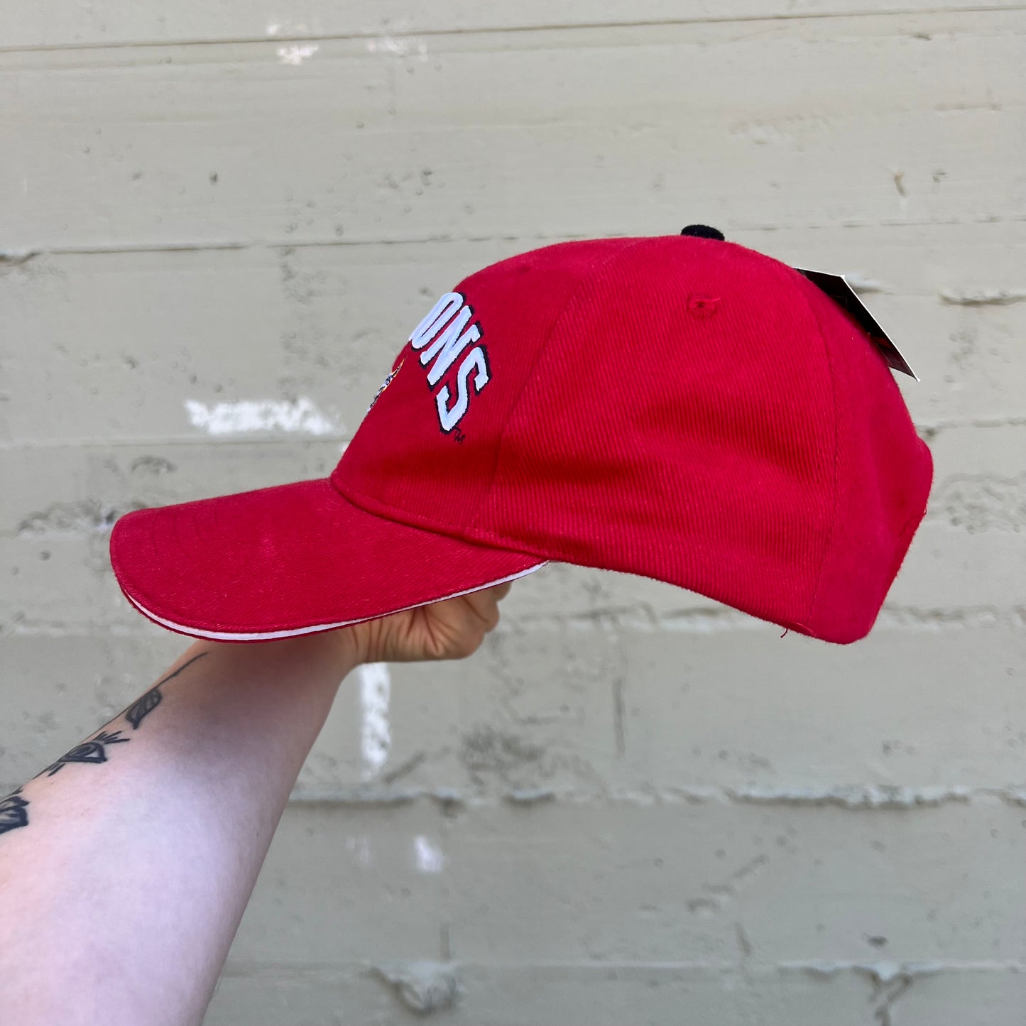 Vintage Embroidered San Francisco Demons Dead Stock Baseball Hat - One Size Fits All - Red