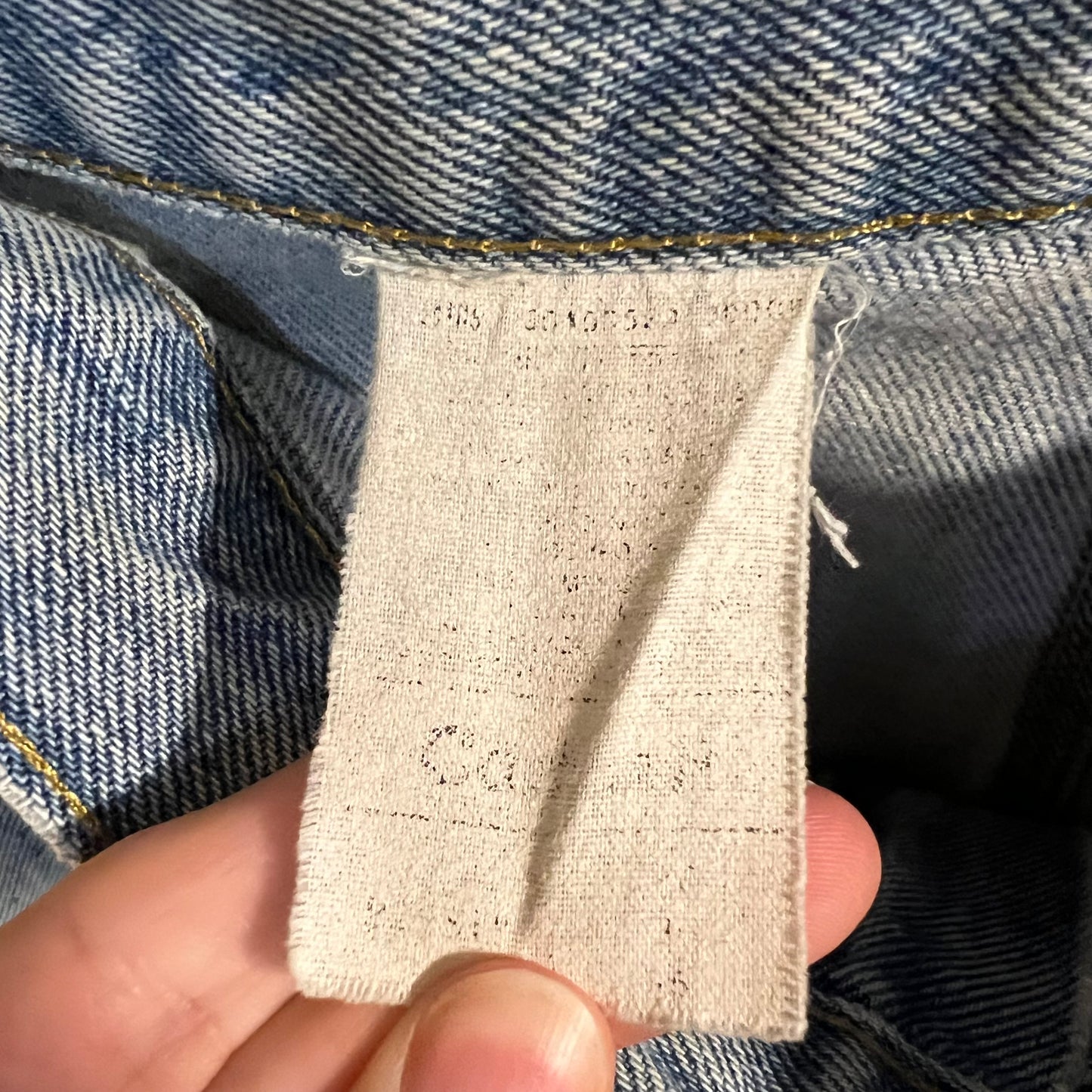 Vintage Distressed Carhartt Denim Cargo Shorts - Size 36 - Faded Light Wash