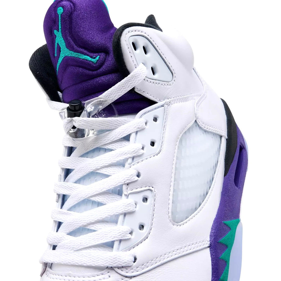 *New* Nike Air Jordan 5 Retro 'Grape' (2025) - Size 10.5M/12W - White/New-Emerald/Grape-Ice - HQ7978-100