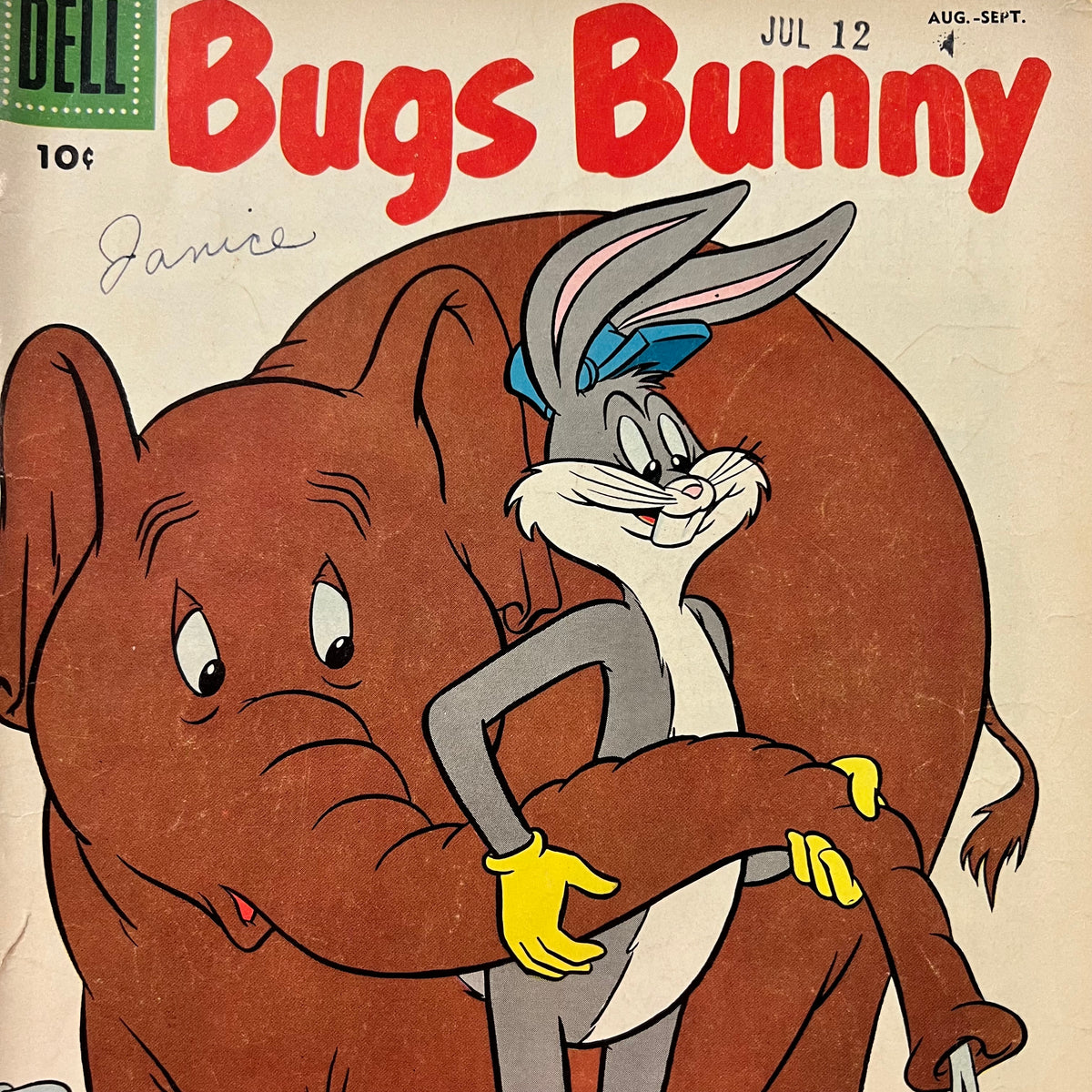 Vintage 1956 Looney Tunes Bugs Bunny Comic Book