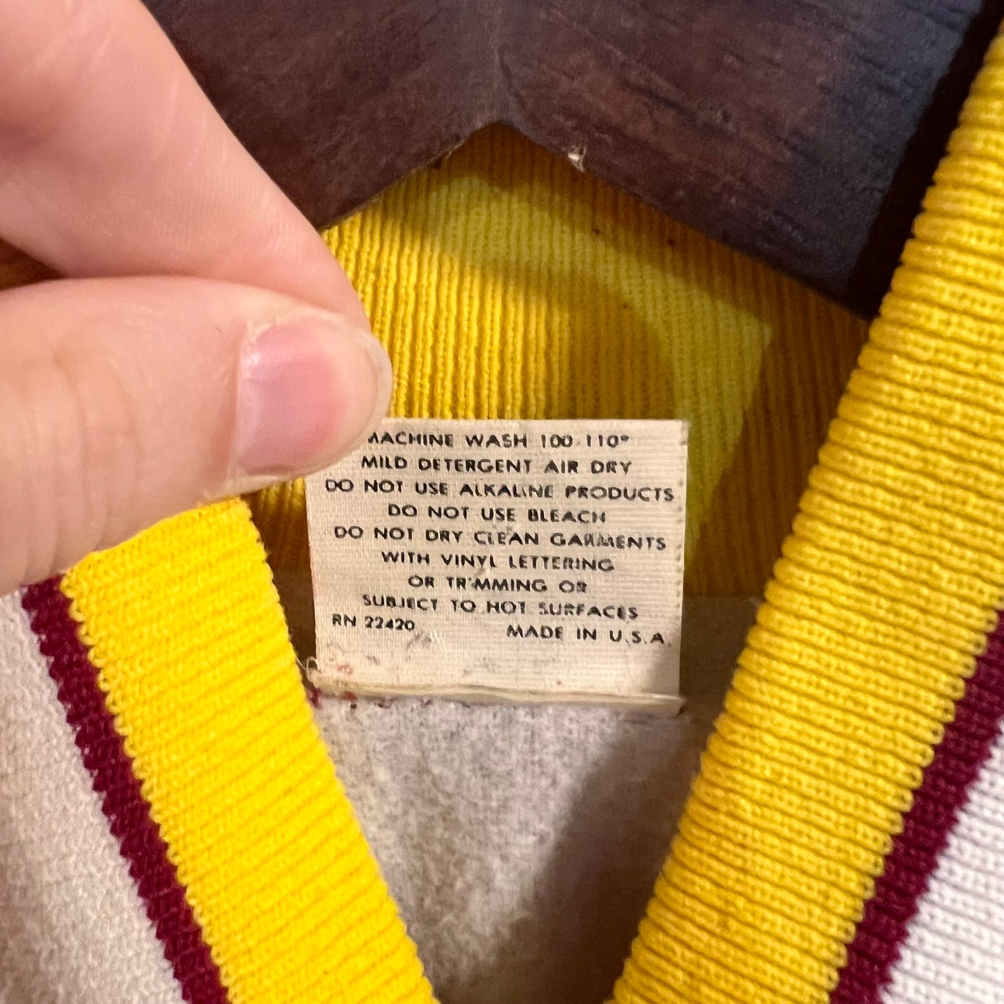 Vintage 1980's Powers Athletic Wear Satin Varsity Jacket - Size Large (42) - Vancouver Prairie Falcons - Union Made UGWA