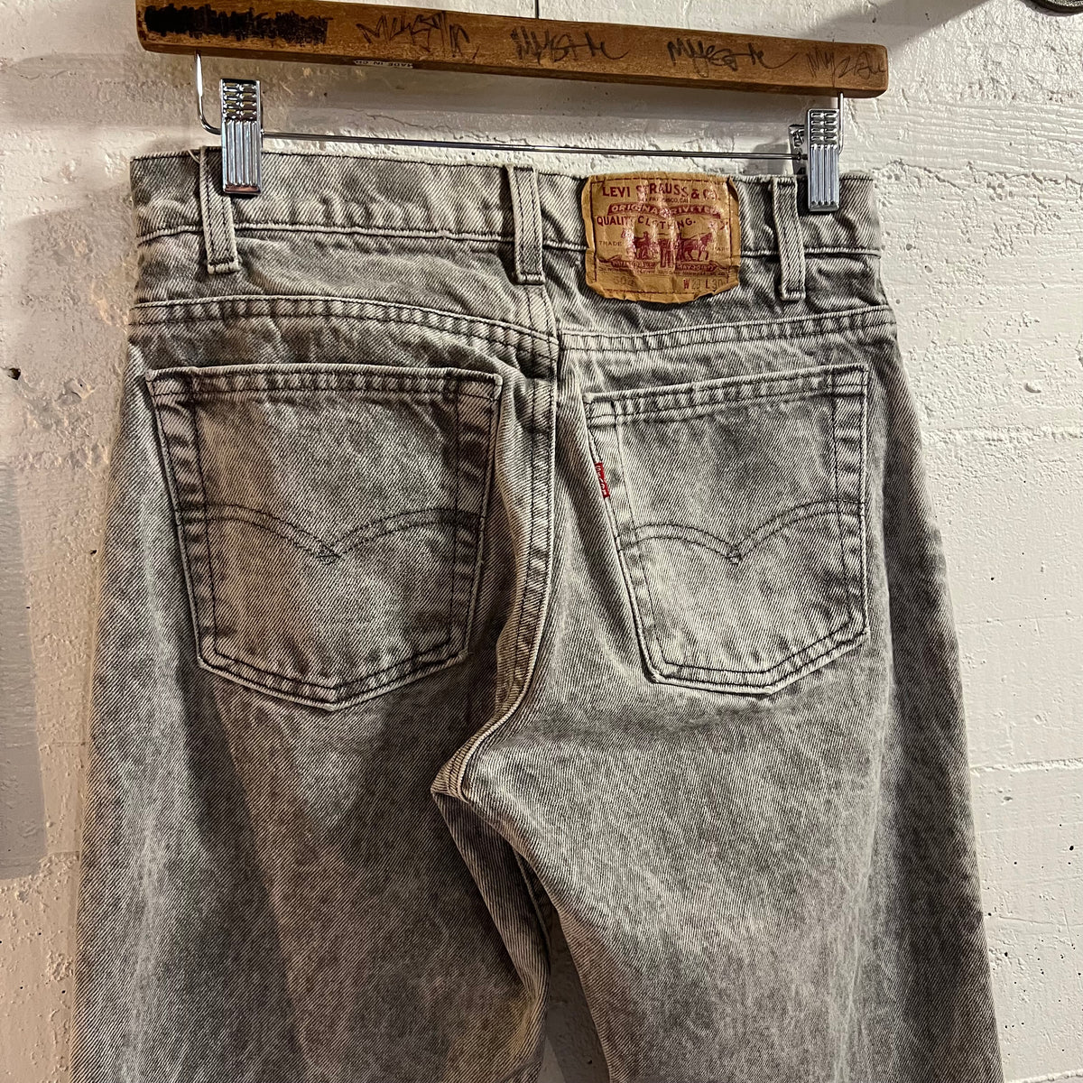Vintage 90's Levi's 506 Acid Wash Straight Leg Denim Jean - Size 28" x 29.5" - Made In USA