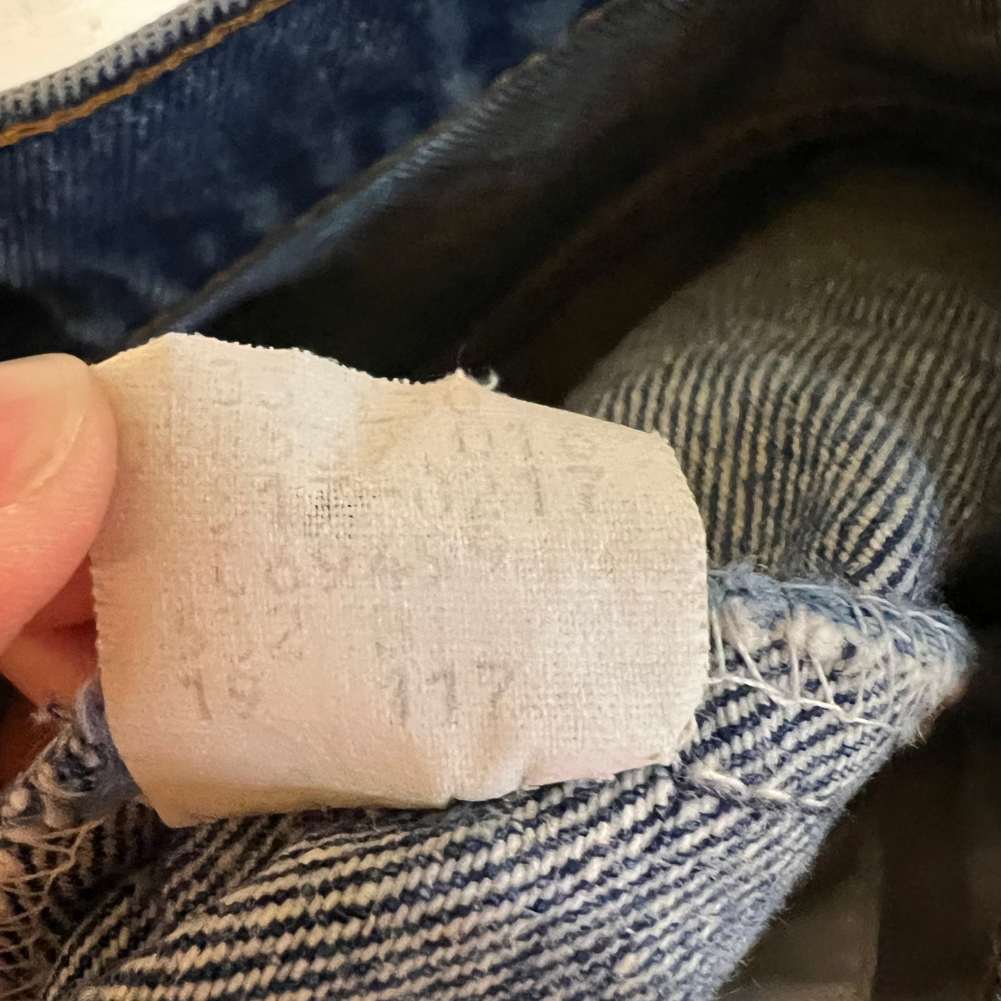 Vintage 1980's Levi's 517-0217 Distressed Bootcut Jeans - Size 32" x 30" - Made In USA - Stonewash Indigo