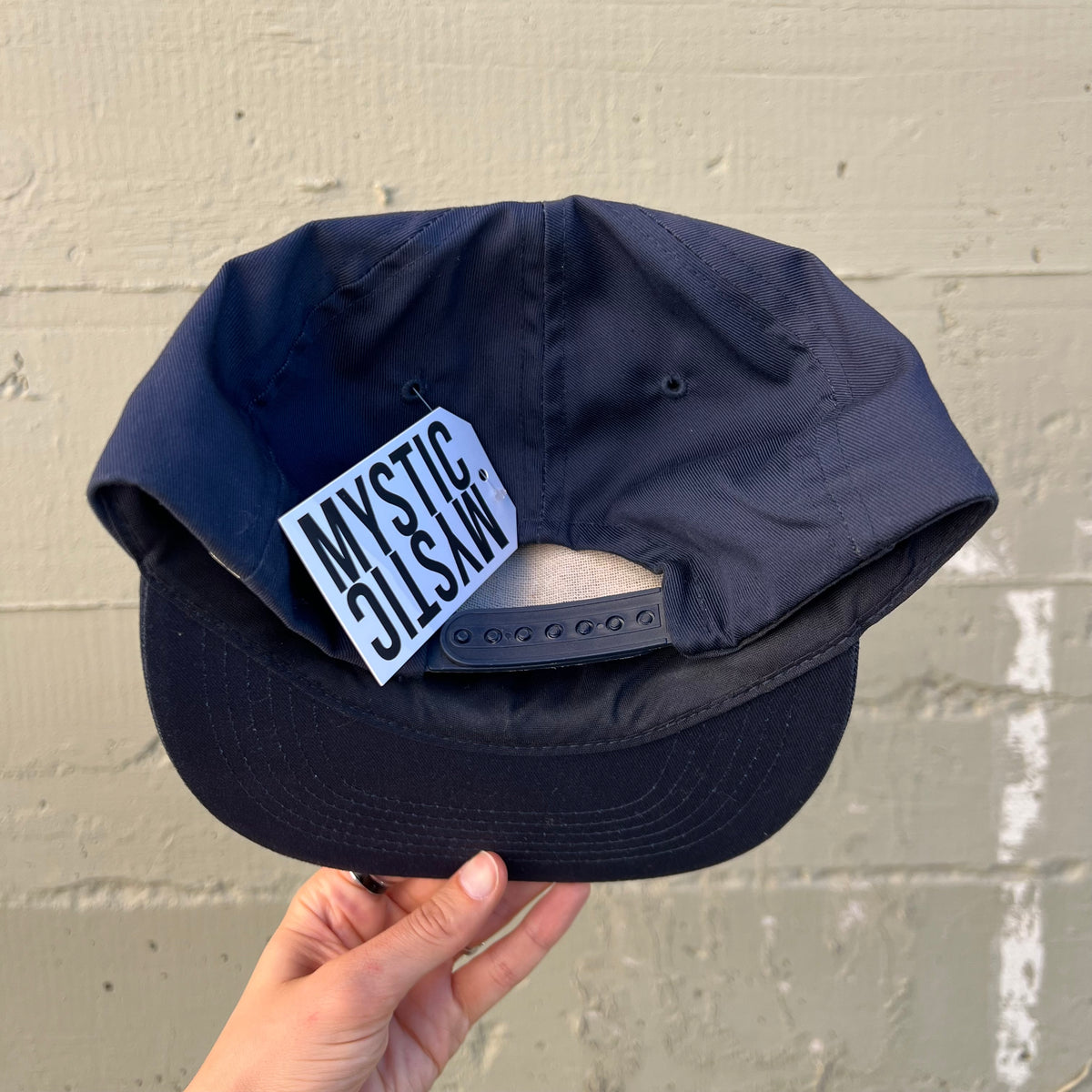 Vintage 90's 1992 Elvis Stamp Snapback Hat - O/S - Navy