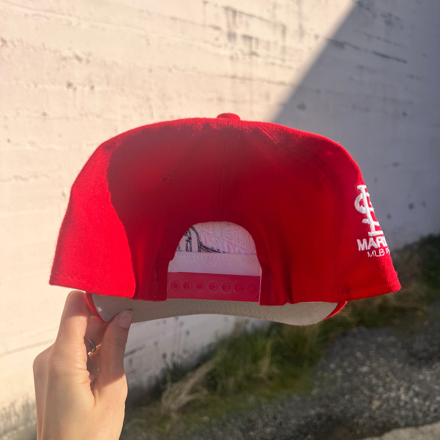 Vintage 1998 New Era St. Louis Cardinals Mark McGuire 62nd Home Run Record Snapback Hat - O/S - Made In USA