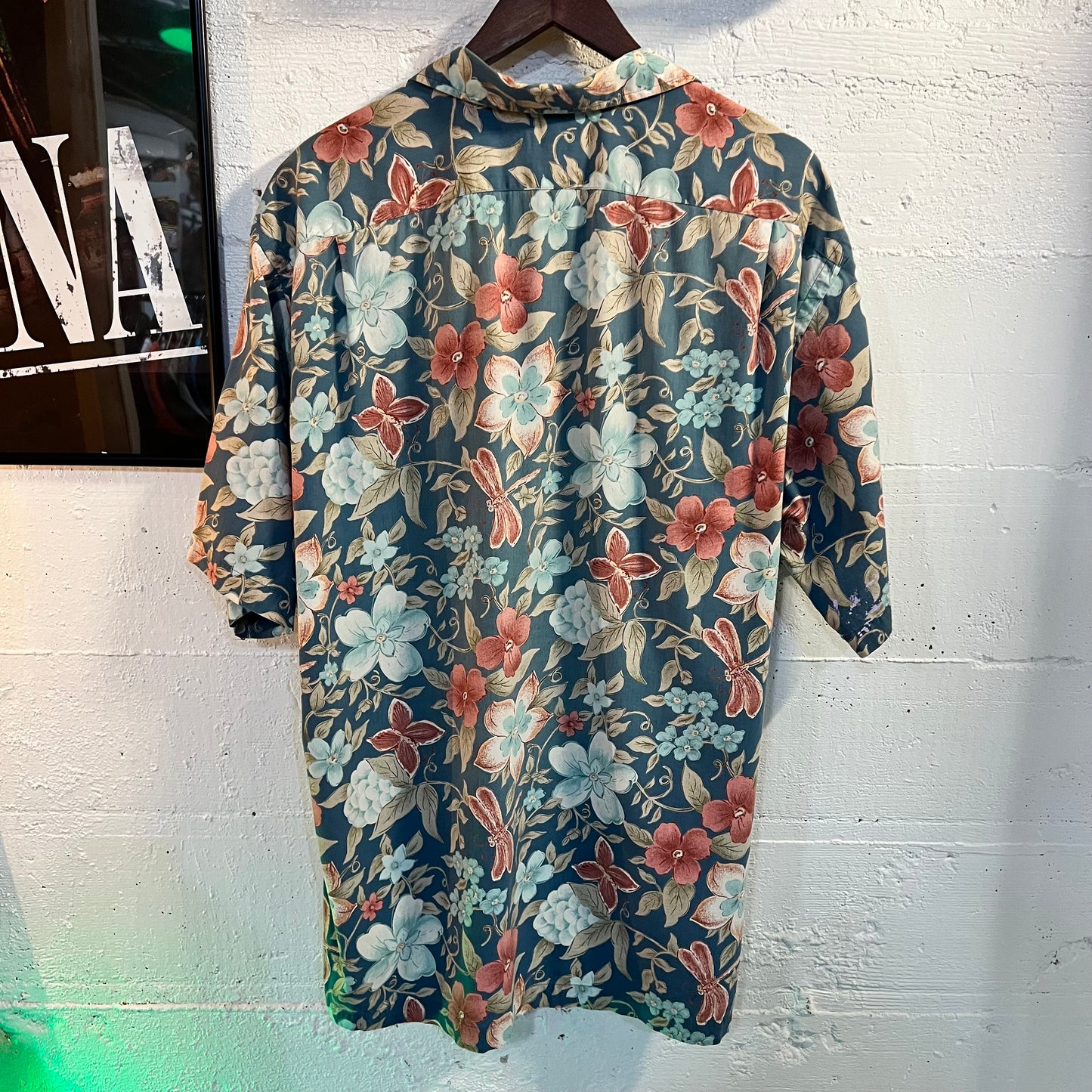 Vintage Polo Ralph Lauren Floral Print Loop Collar Shirt - Size XL - Multicolor