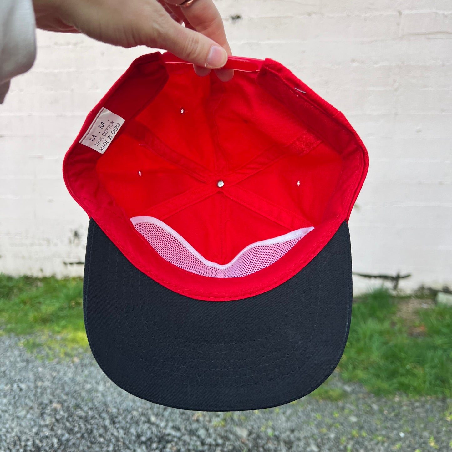 Vintage 90's Kyle Petty Kendall Racing Snapback Hat - OSFA - Red/Black