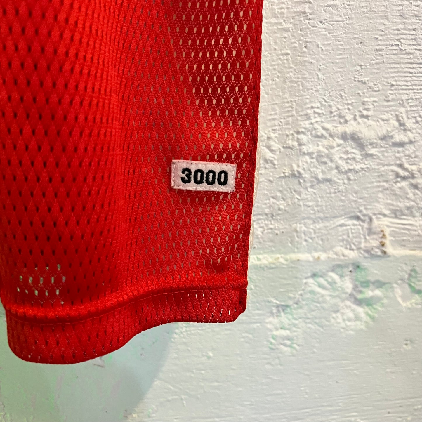 Vintage Outkast Clothing Andre 3000 Mesh Football Jersey - Size XL - Red/White