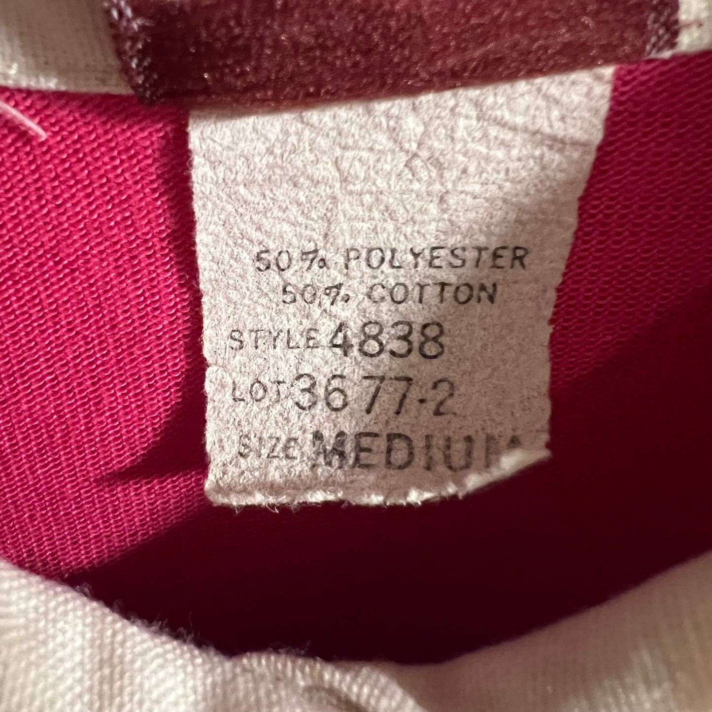 Vintage 90’s Classic Fashion Rugby Style Long Sleeve Striped Shirt - Size Medium - Made In USA - Pink/Blue/White