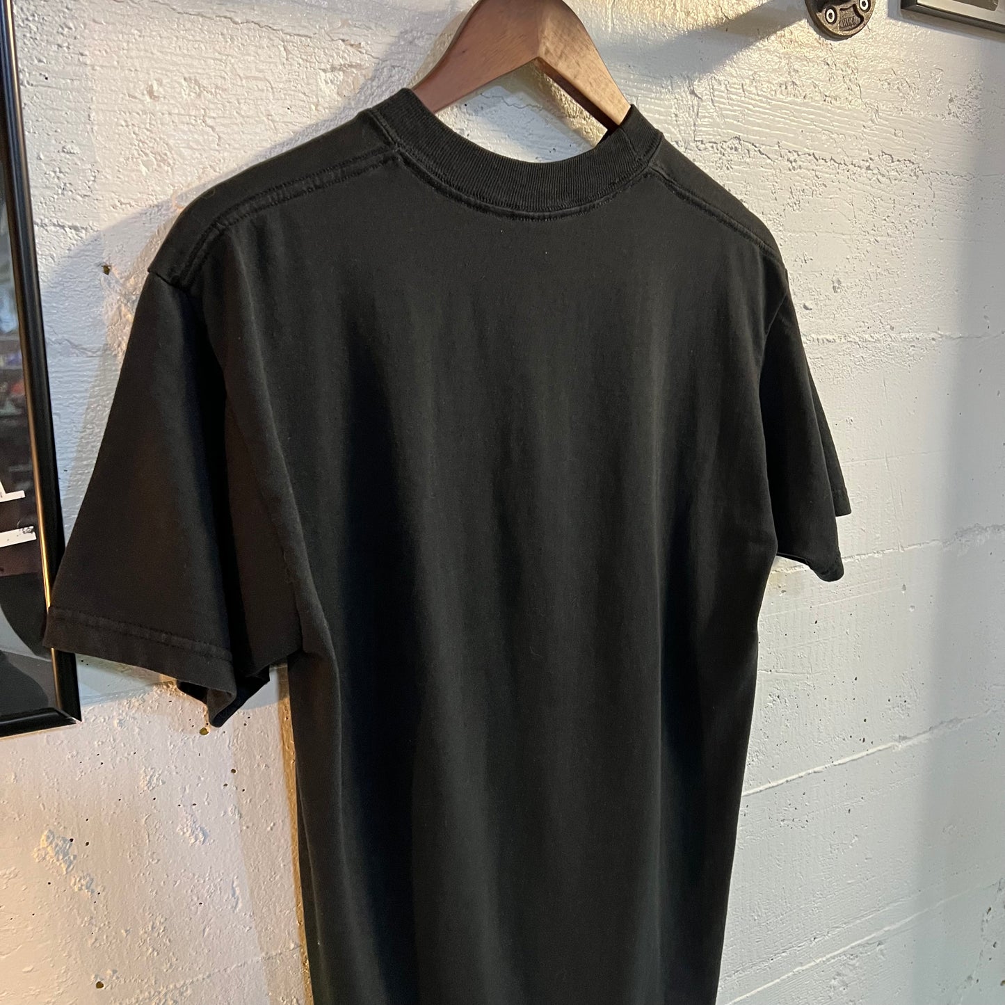 Vintage Jerzees Moon Shine Hangover Harley T-Shirt - Size Medium - Black/White/Orange