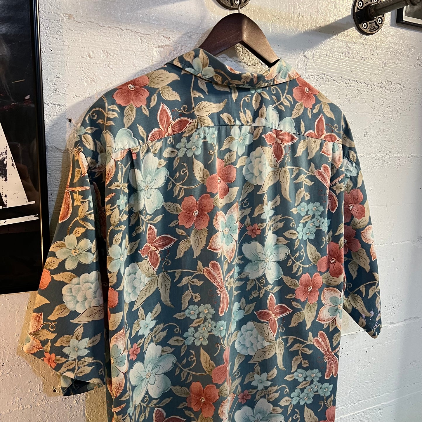 Vintage Polo Ralph Lauren Floral Print Loop Collar Shirt - Size XL - Multicolor
