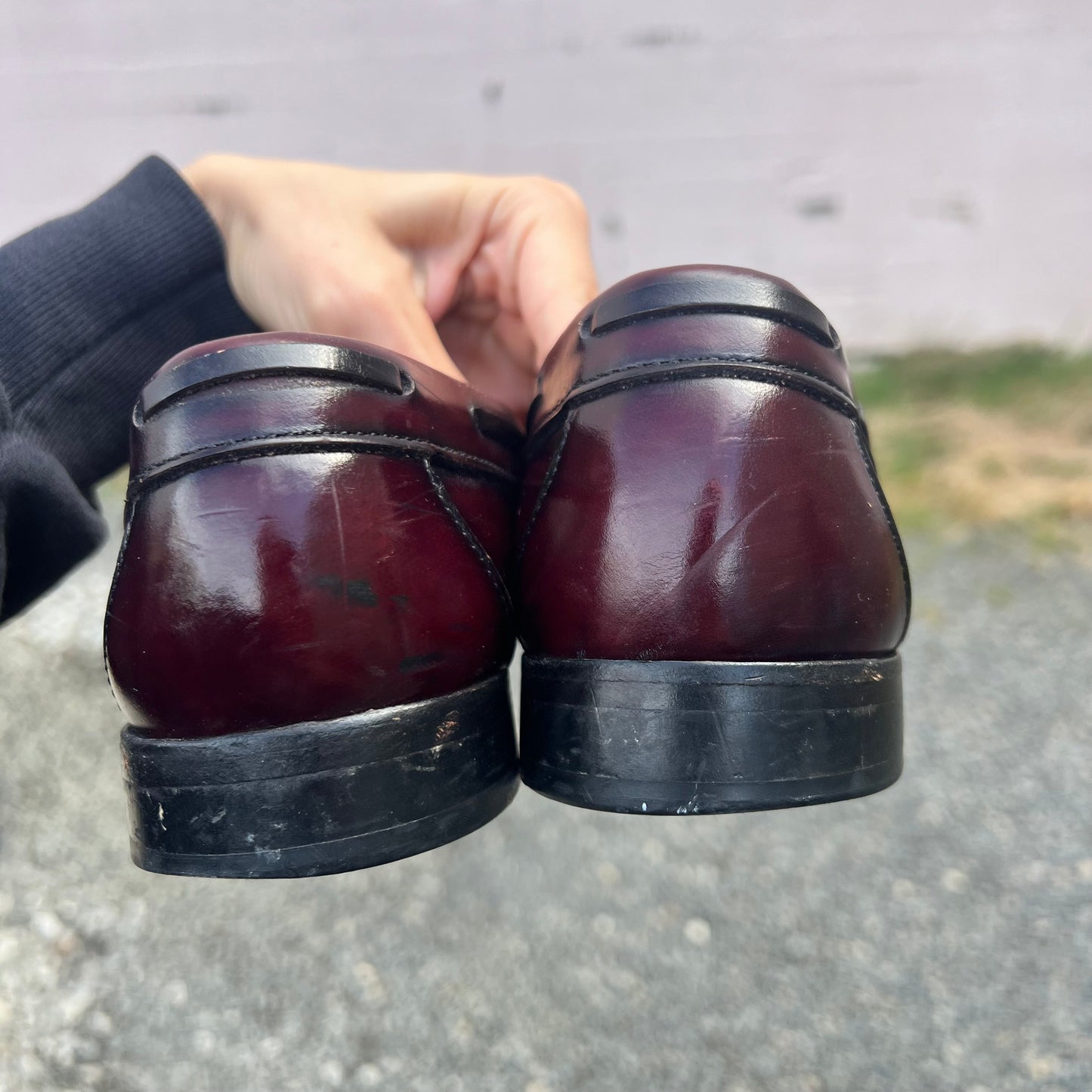 Vintage Cole Haan Genuine Hand Sewn Leather Tassel Loafers - Size 10M/11W - Made In USA