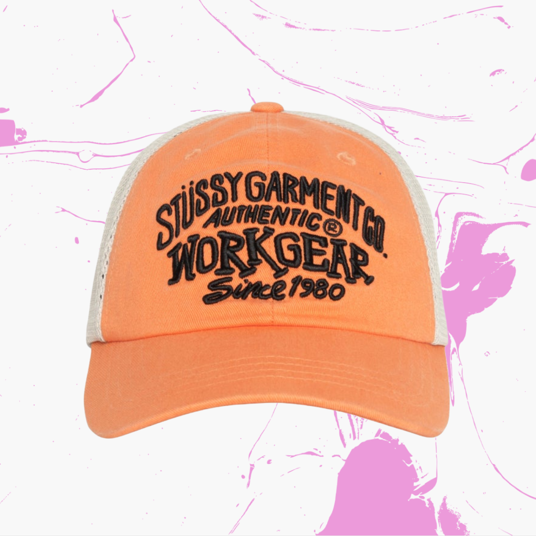 *NEW* Stüssy LP Workgear Strapback Cap - O/S - Orange