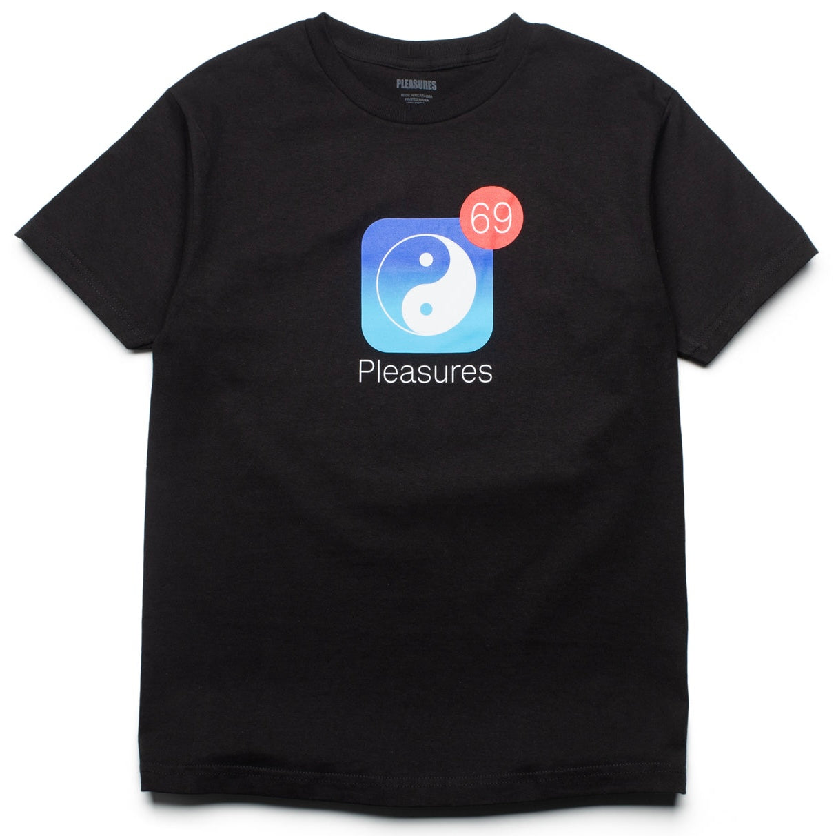 *New* Pleasures Notify T-Shirt - Size Large - Black - AC27308