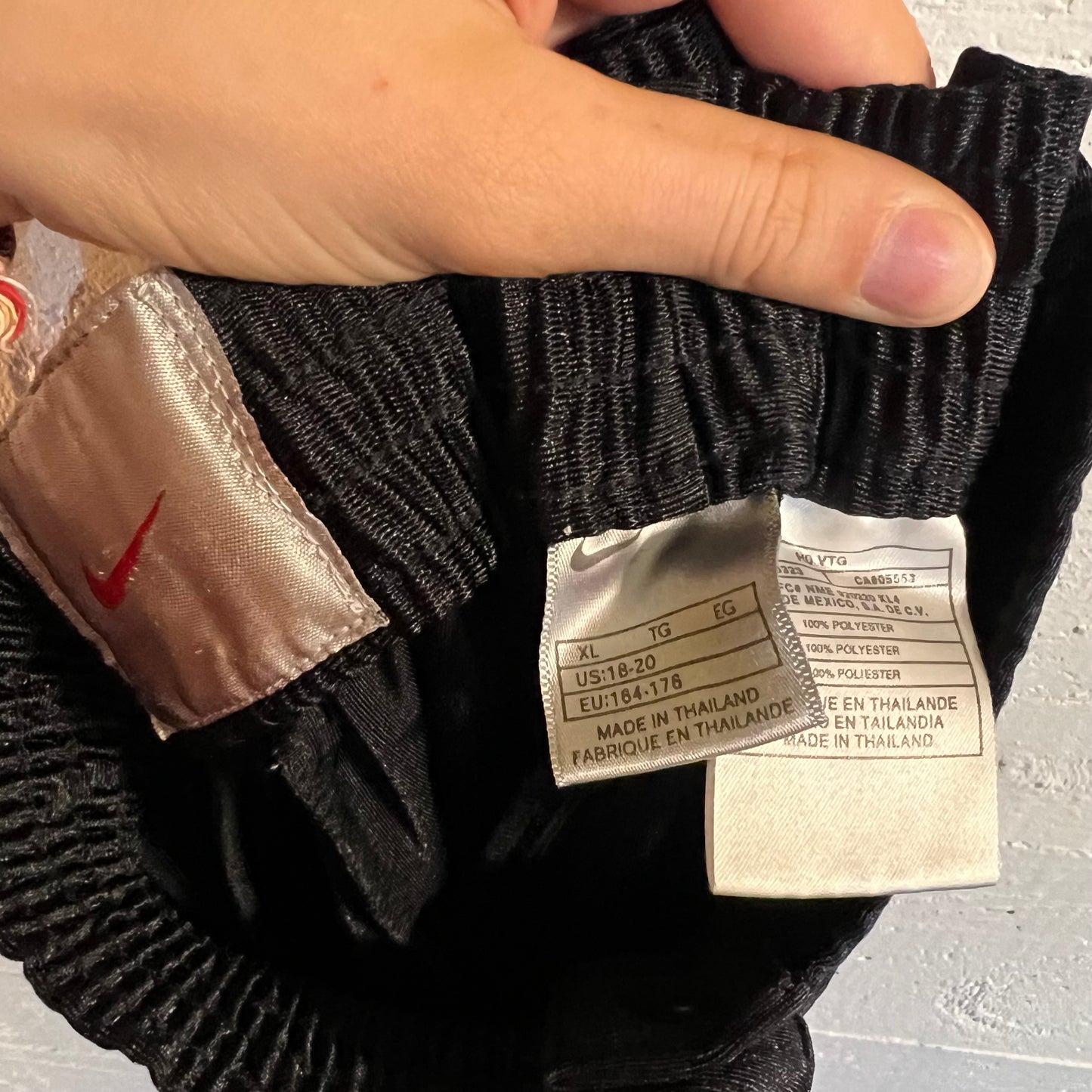 Vintage Y2K Nike Basketball Breakaway Full Snap Athletic Pants - Size XL - Black/Black