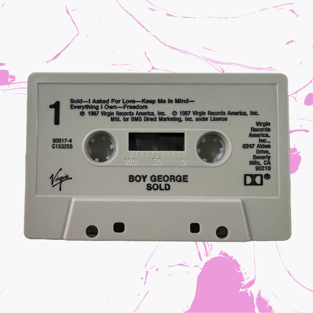 Vintage 1987 Boy George 'Sold' Cassette Tape