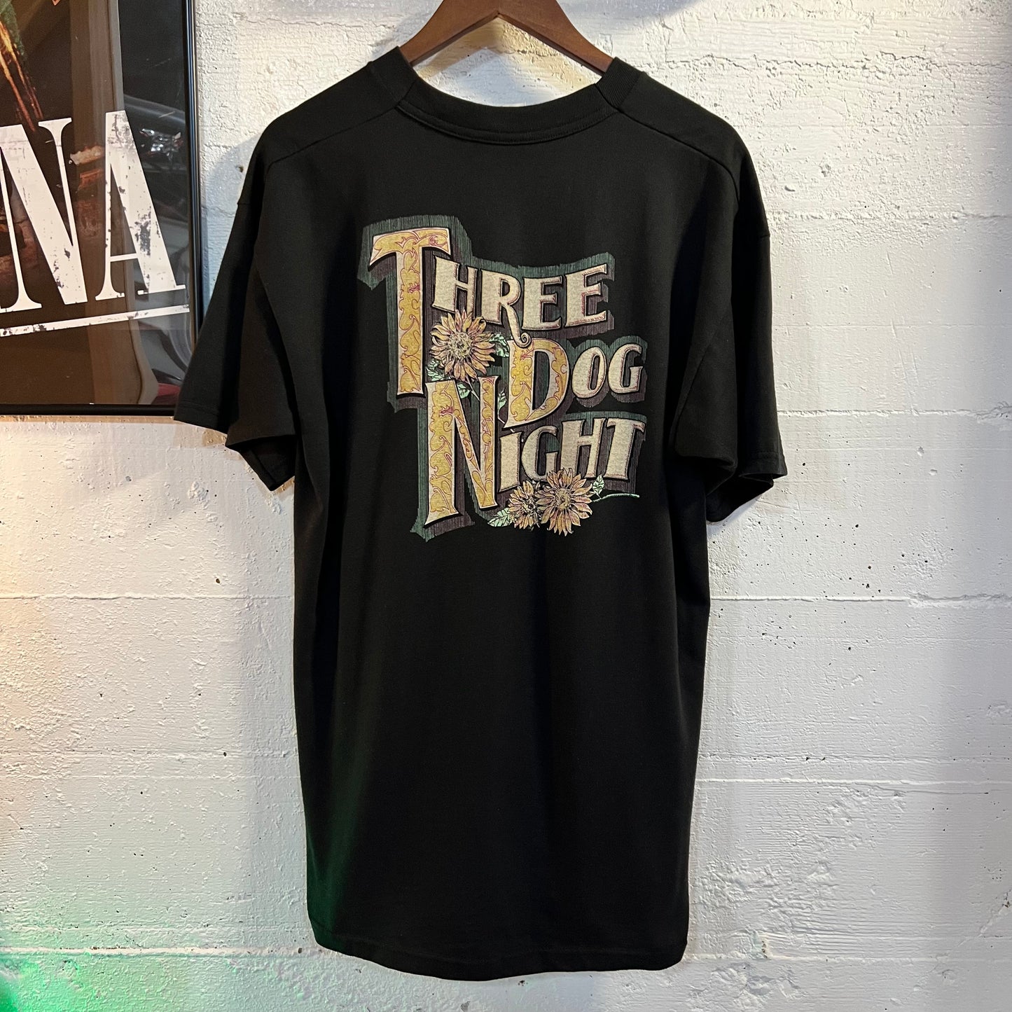Vintage 90’s Three Dog Night ‘Seven Separate Fools’ Band T-Shirt - Size XL - Black/Multicolor