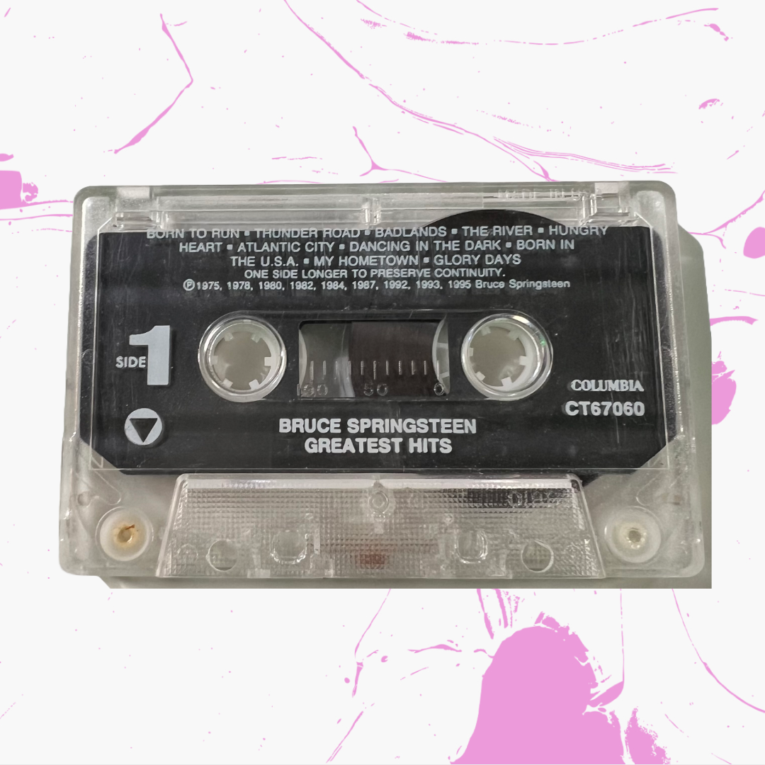 Vintage 1995 Bruce Springsteen Greatest Hits Cassette Tape