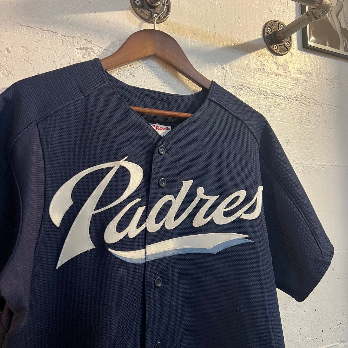 Vintage Majestic San Diego Padres Embroidered Baseball Jersey - Size Medium - Made In USA