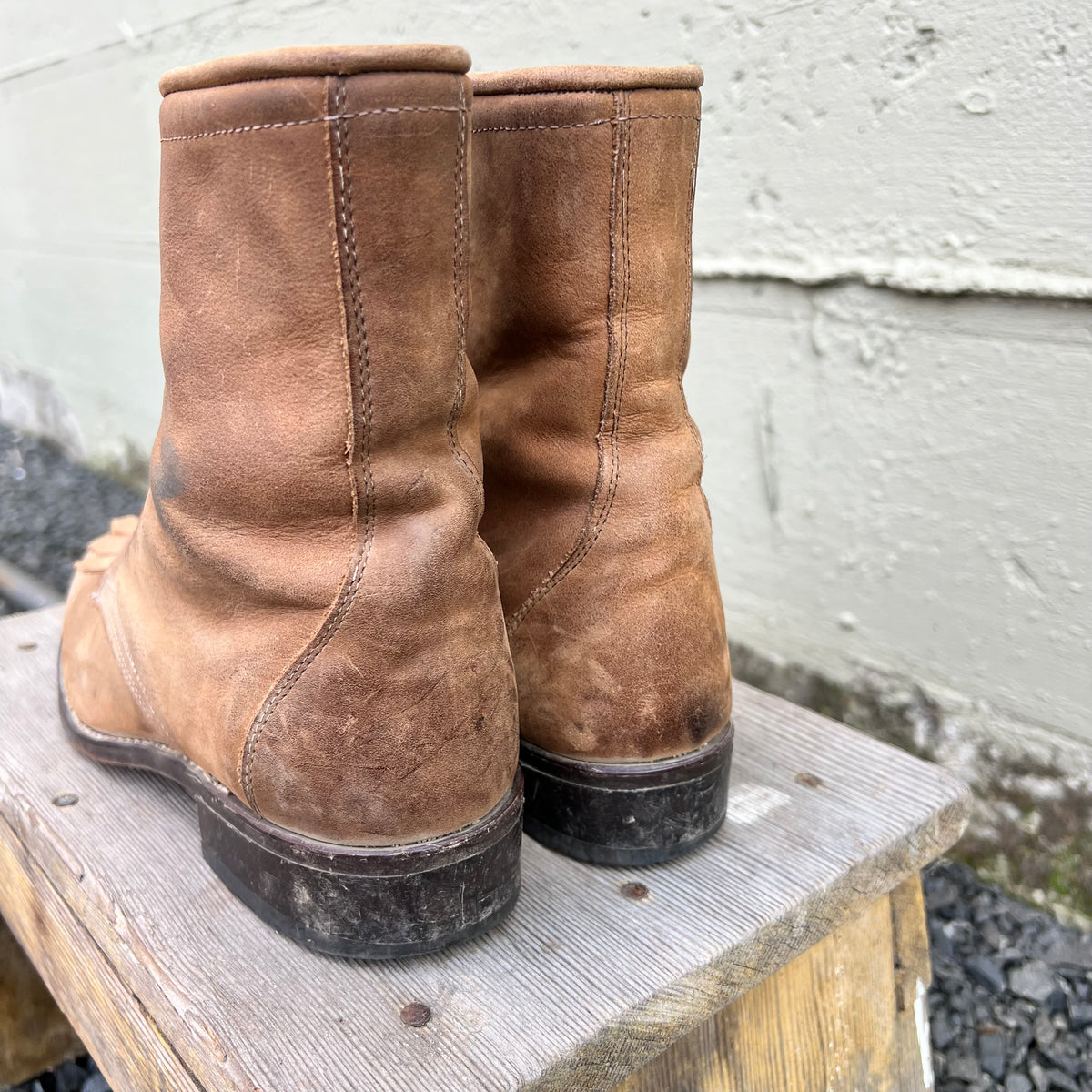 Vintage Laredo Women's Leather Lace Up Kiltie Boots - Size 10M (Medium Width) - Made In USA - Leather