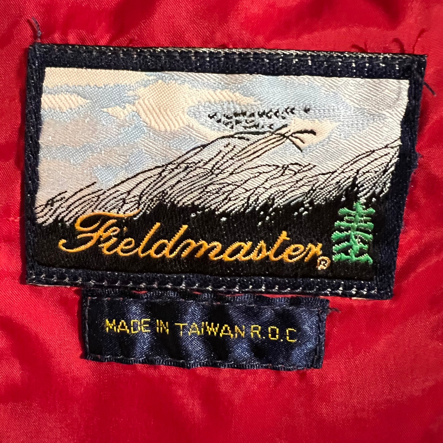 Vintage 70’s/80’s Fieldmaster Quilted Down Puffer Vest - Size Large - Red