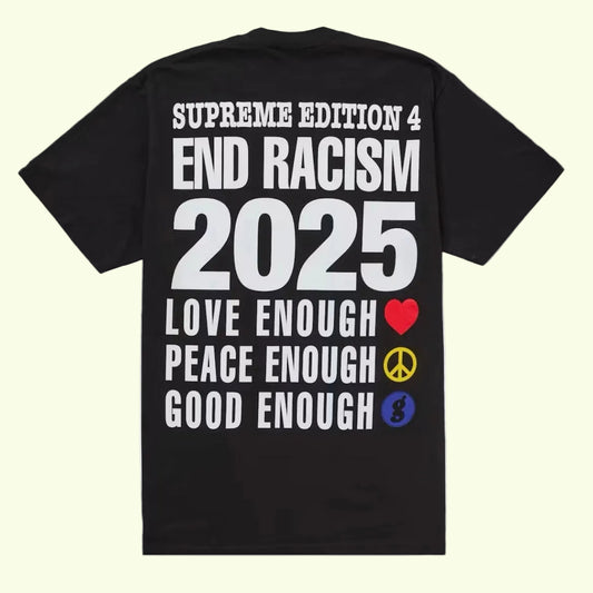 *New* Supreme x GOODENOUGH 'End Racism' Tee - Size Large - Black - SS25