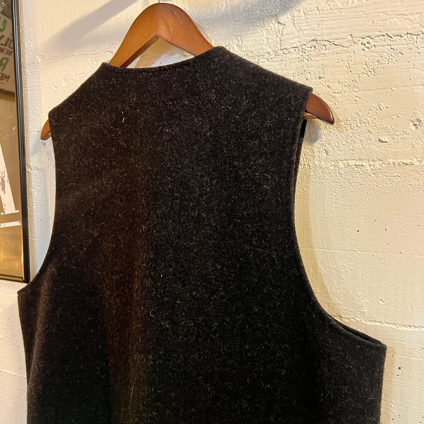 Vintage 1970's C.C. Filson Co. Wool Mackinaw Vest - Size Large - Made In USA - 100% Virgin Wool