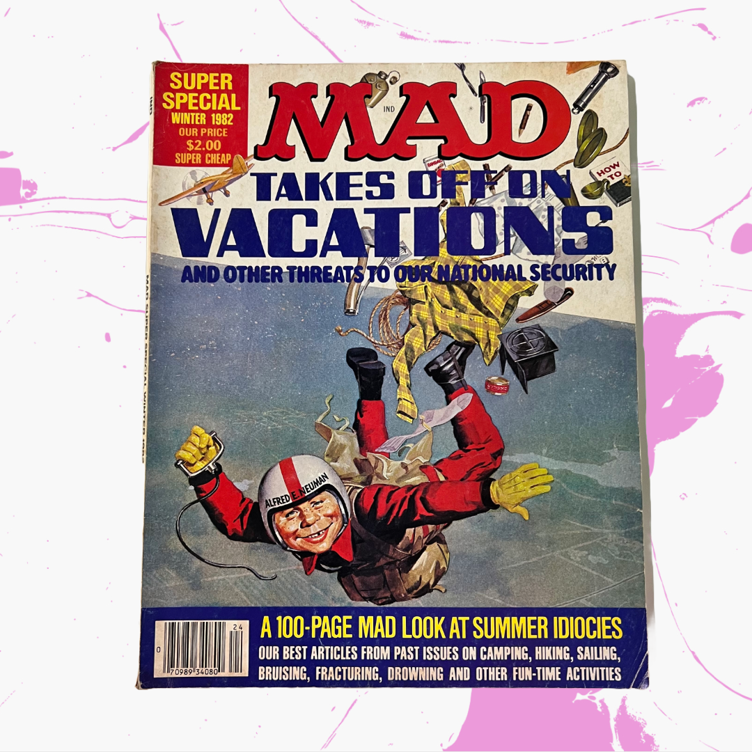 Vintage 1982 MAD Magazine 'Super Special Winter Edition - Summer Idiocies'