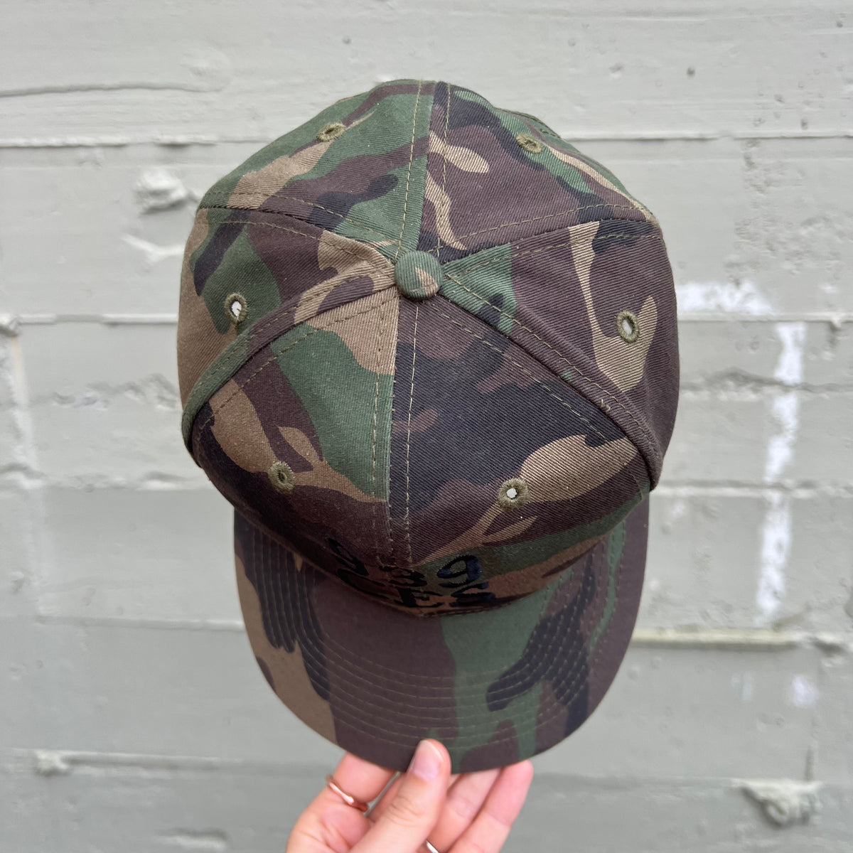 Vintage 939th Civil Engineer Squadron Woodland Camo Snapback Hat - O/S - Camouflage