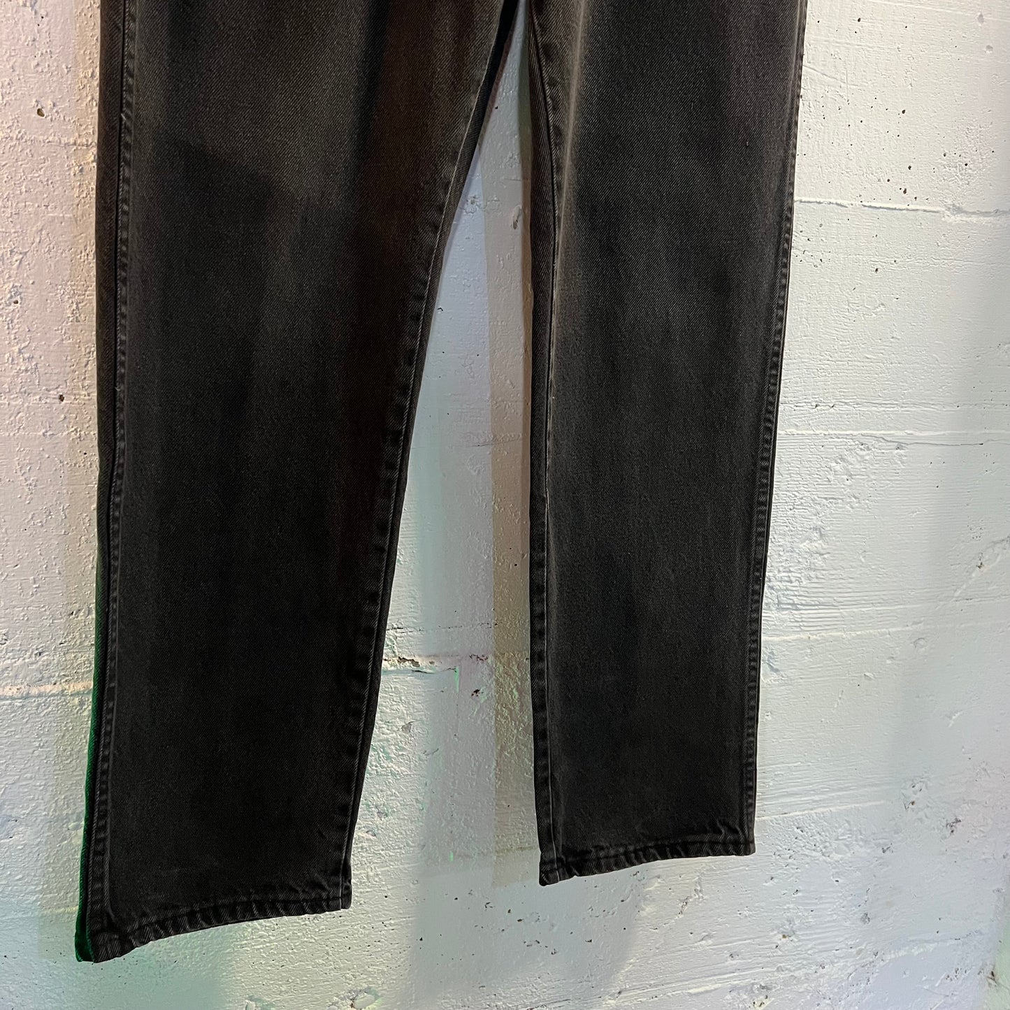 Vintage 2000's Rustler Faded Black Denim Jeans - Size 33" x 30" - Faded Black Denim