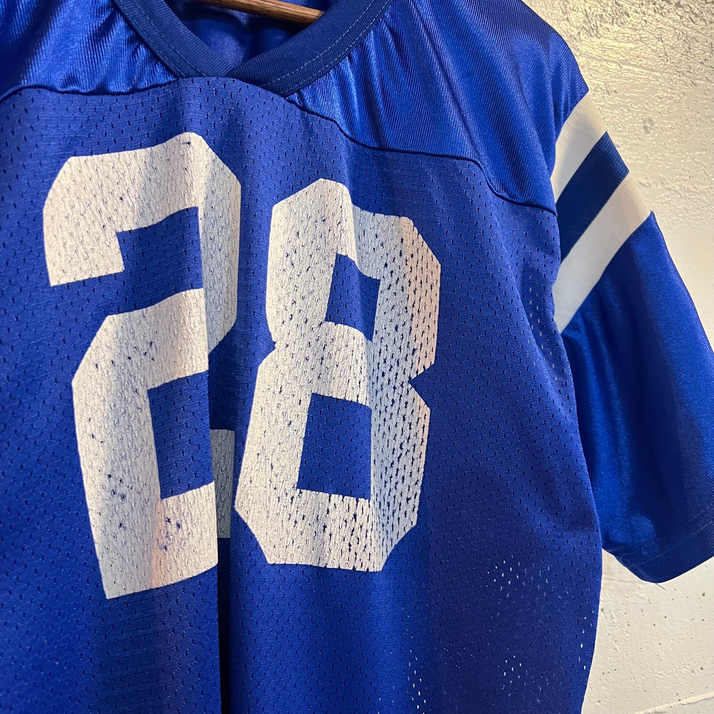 Vintage 90's Wilson Indianapolis Colts Marshall Faulk Youth Jersey - Size Youth Large - Made In USA
