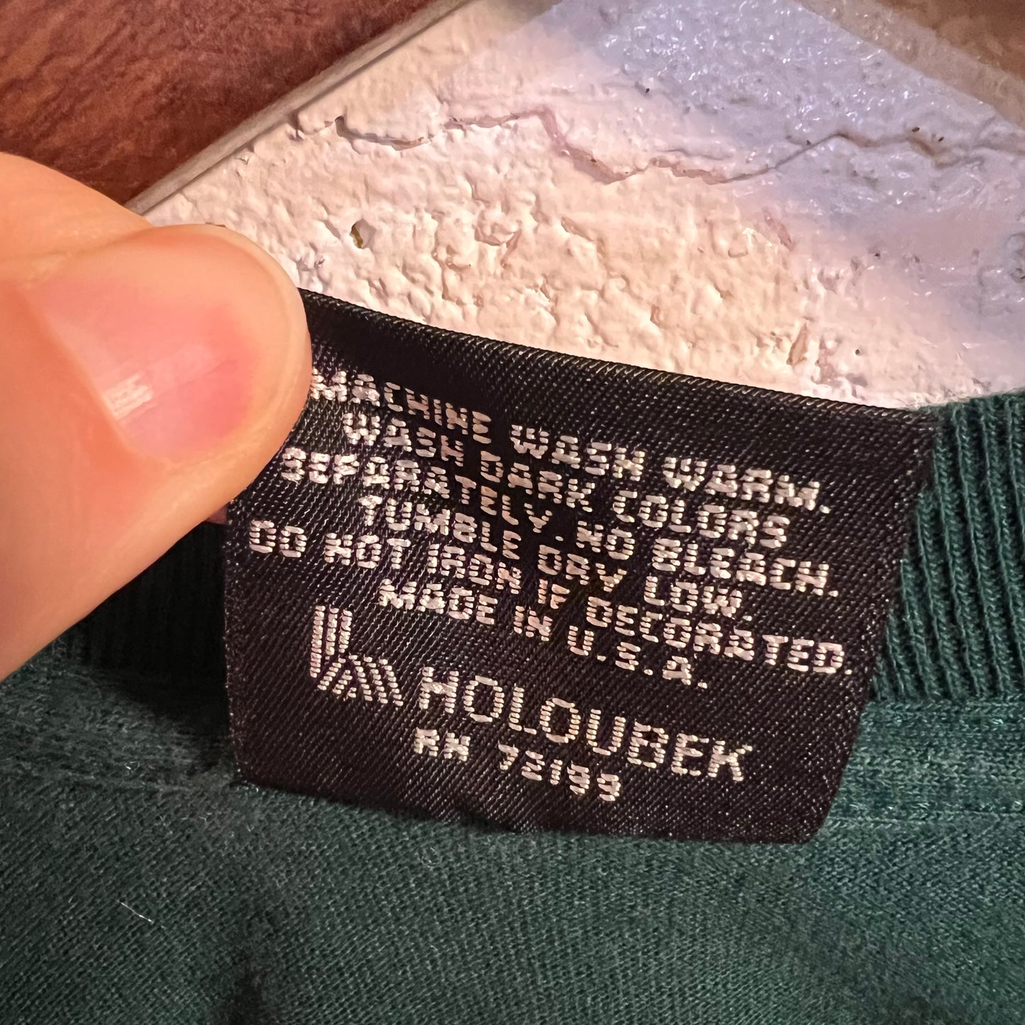 Vintage 90's Harley Davidson Motorcycles 'Harley Rules' - Size M - Made In USA - Emerald Green