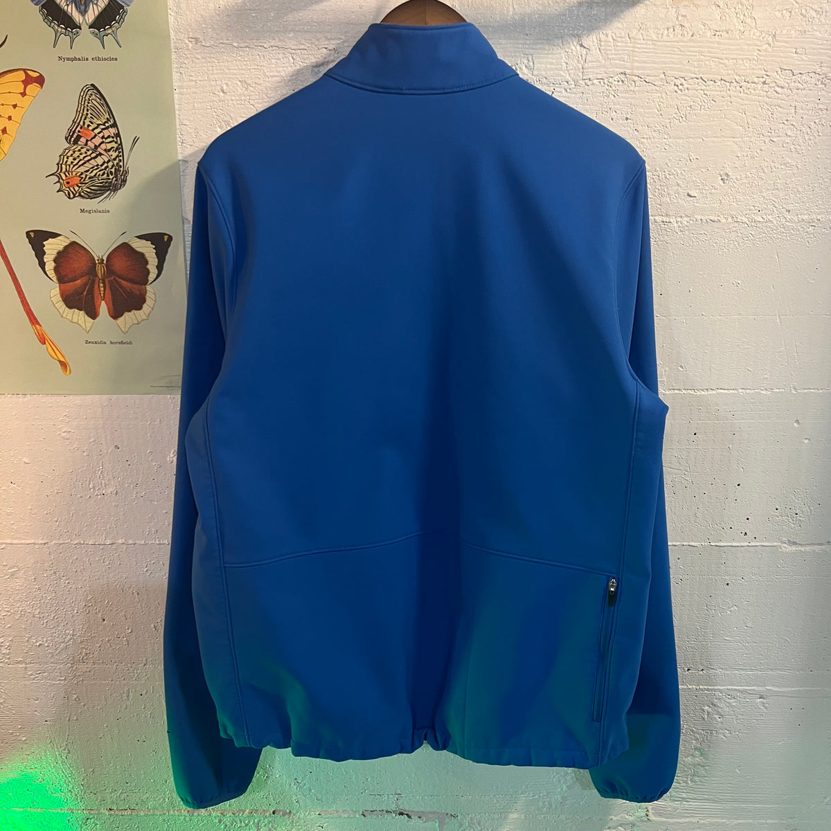 Vintage Y2K Nike ACG Fleece Lined Waterproof Shell Jacket - Size Large - Blue