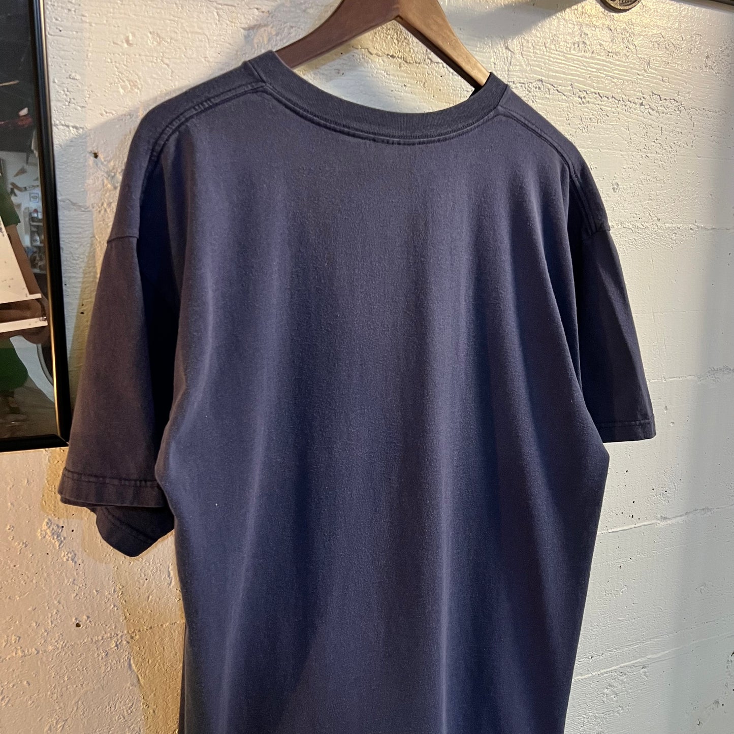Vintage 90's Adidas T-Shirt - Size Large - Made In USA - Navy