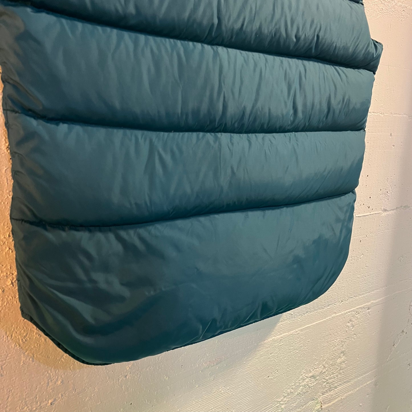Vintage 1980’s REI Down Puffer Zip-Up Vest - Size Small - Made In USA - Teal