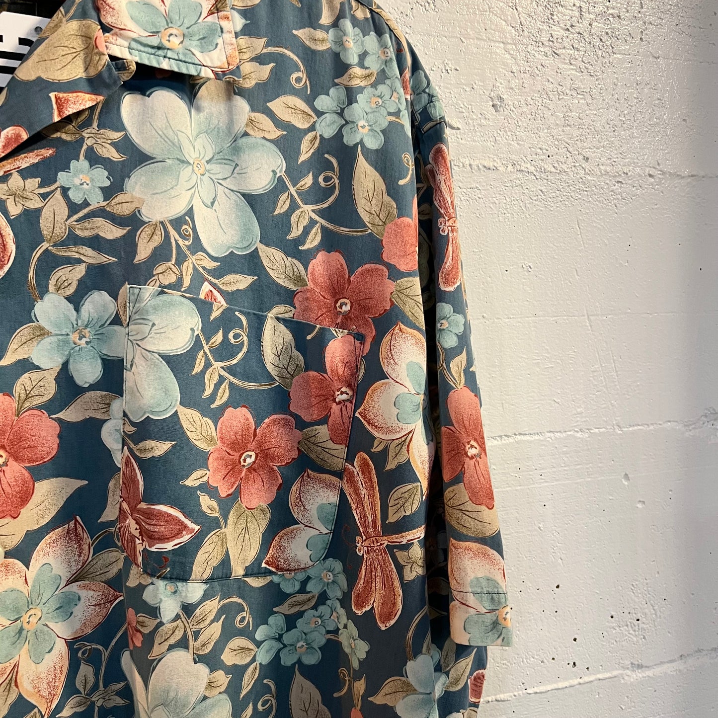 Vintage Polo Ralph Lauren Floral Print Loop Collar Shirt - Size XL - Multicolor