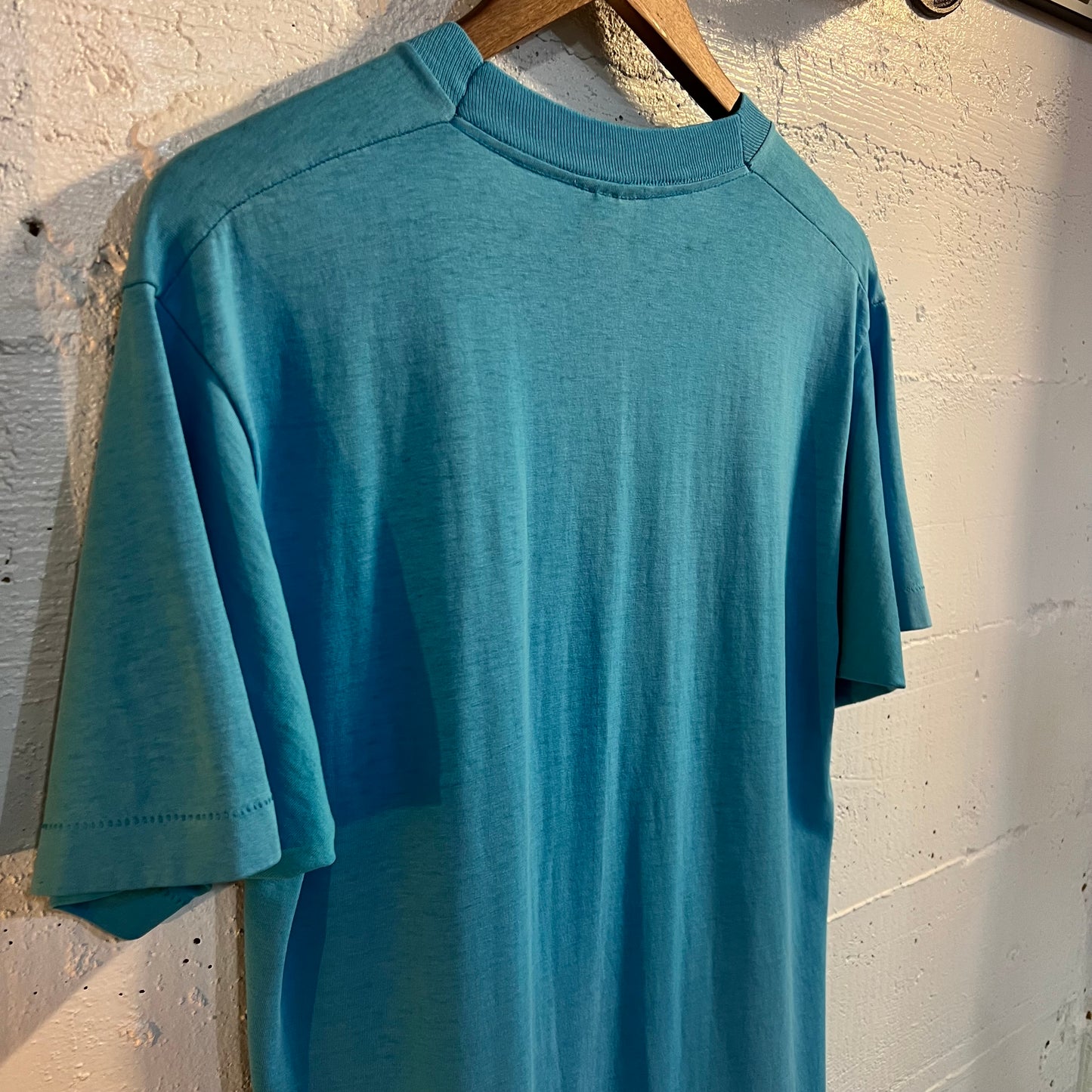 Vintage Oregon California Trail ‘Almo, Idaho' Distressed Single Stitch T-Shirt - Size Large - Made In USA - Blue/Black