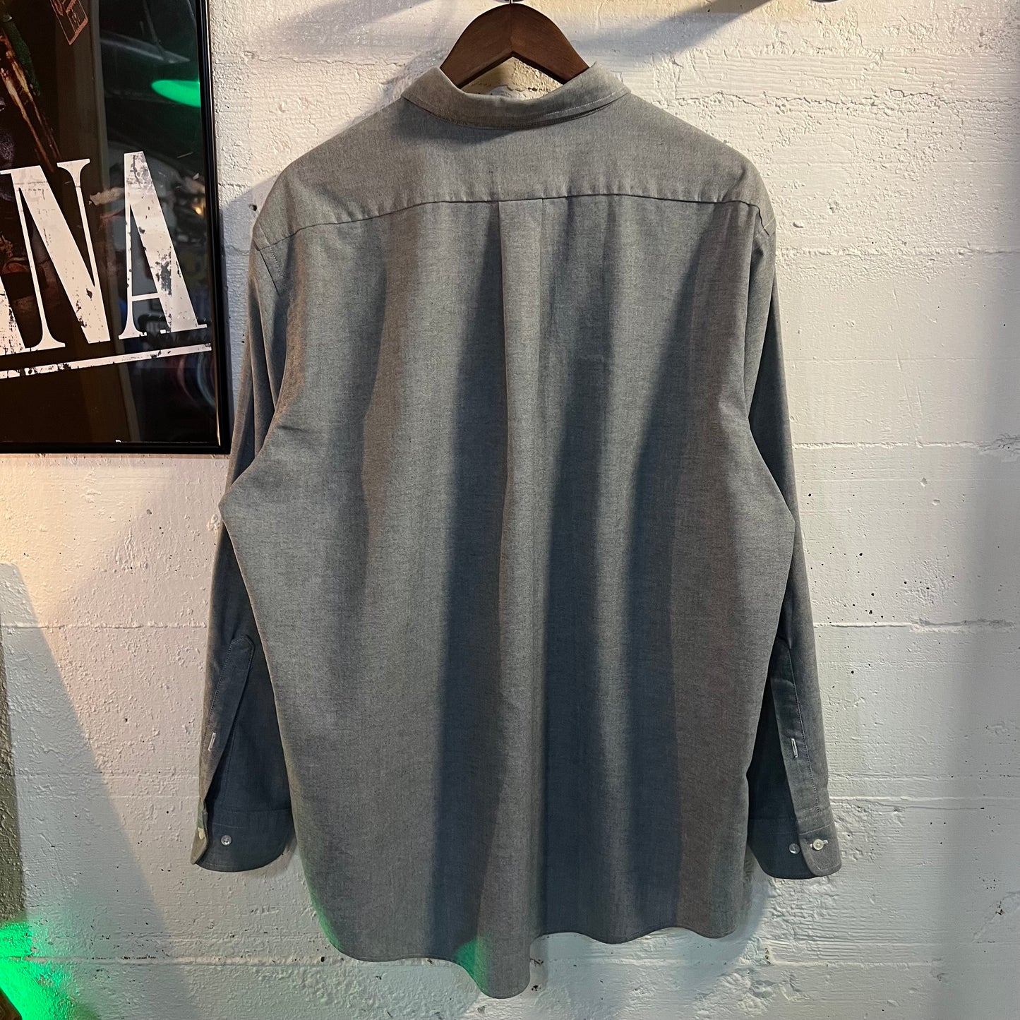 Vintage 80's/90's Arrow Dover Chambray Button Down Shirt - Size (XL) 17.5 34/35 - Made In USA