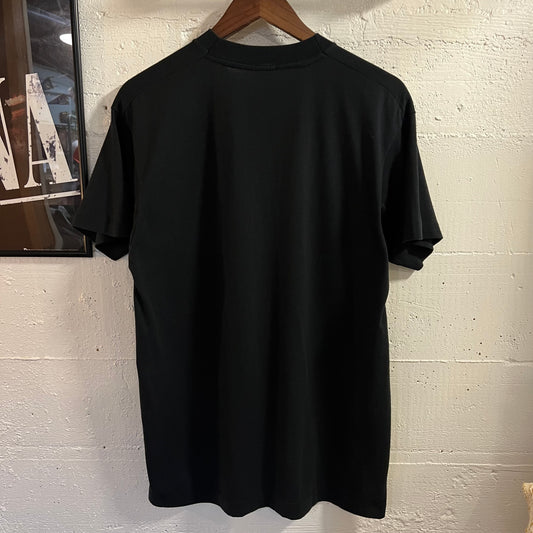 Vintage 80’s Funny Kansas Graphic Single Stitch T-Shirt - Size XL - Made In USA - Black/White