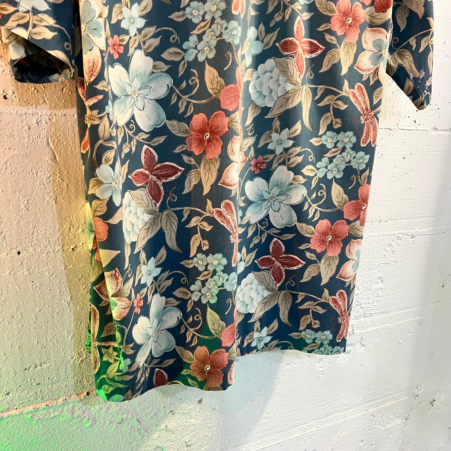 Vintage Polo Ralph Lauren Floral Print Loop Collar Shirt - Size XL - Multicolor