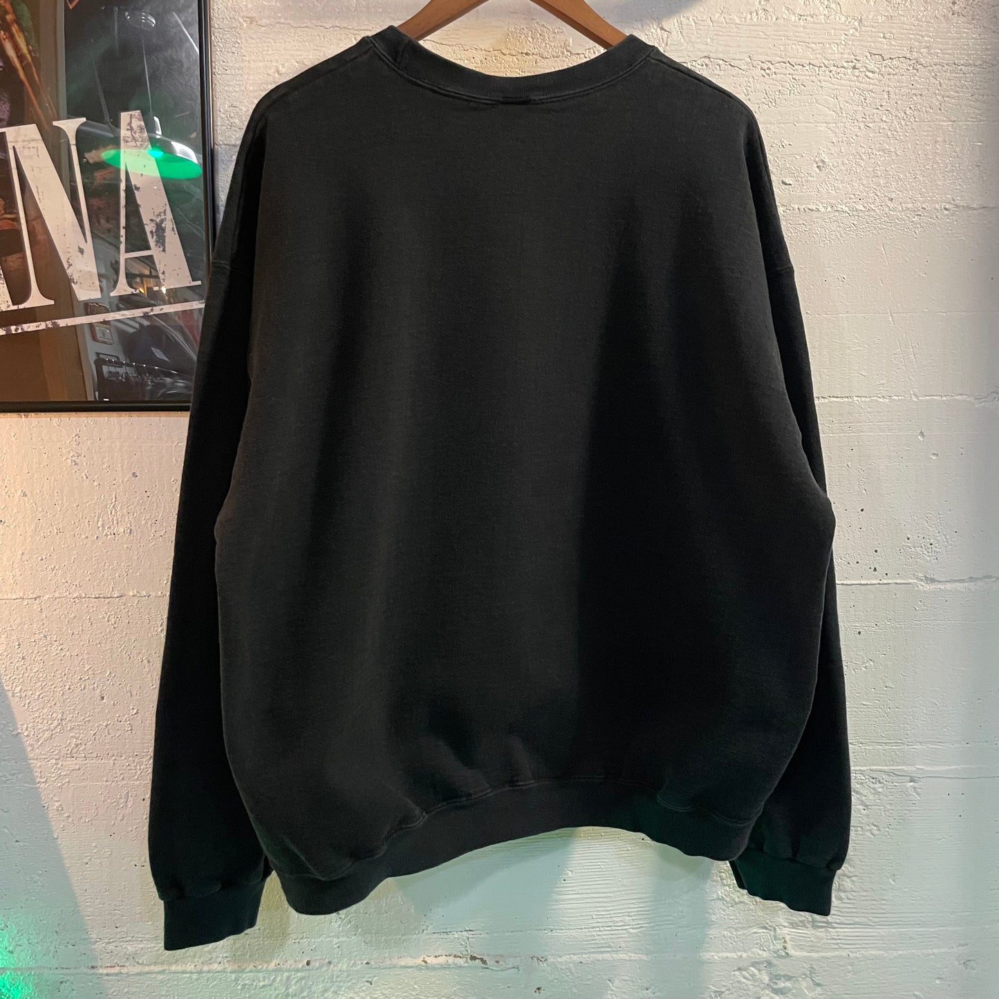 Vintage NARA Native Eagle Heavyweight Cotton Crewneck Sweatshirt - Size XXL - Black/Red