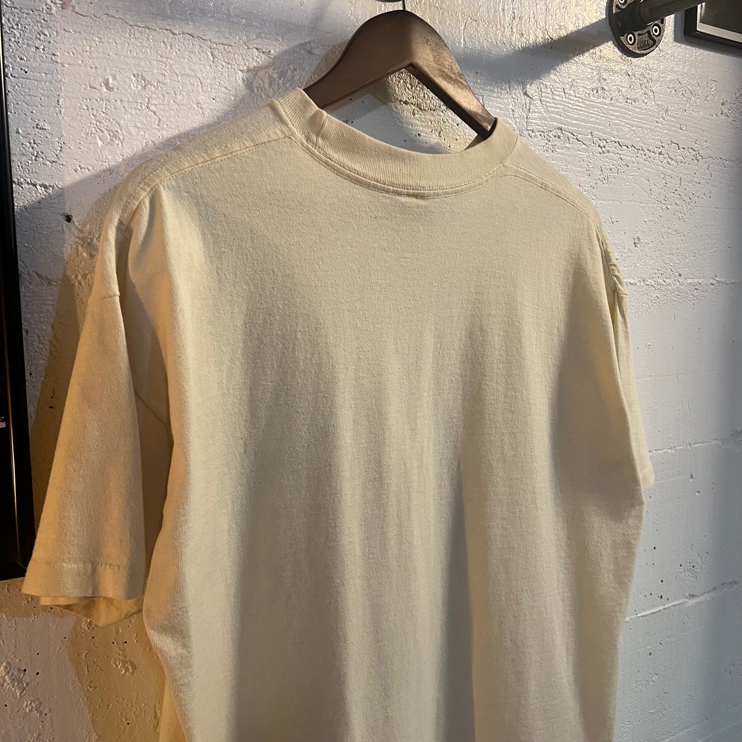 Vintage 80's Habitat 'Albuquerque' Southwestern Single Stitch T-Shirt - Size XL - Cream/Tan
