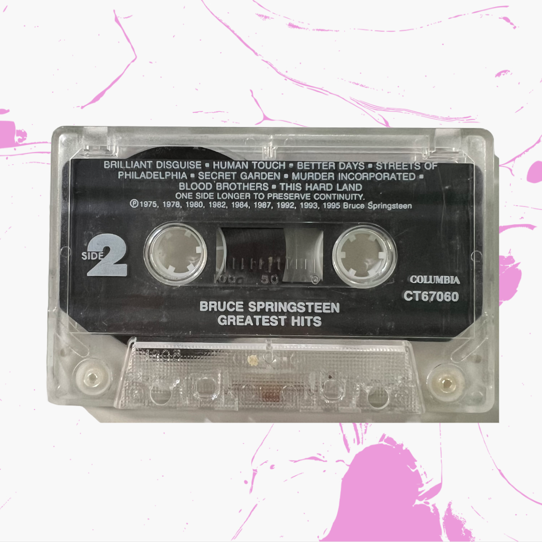 Vintage 1995 Bruce Springsteen Greatest Hits Cassette Tape