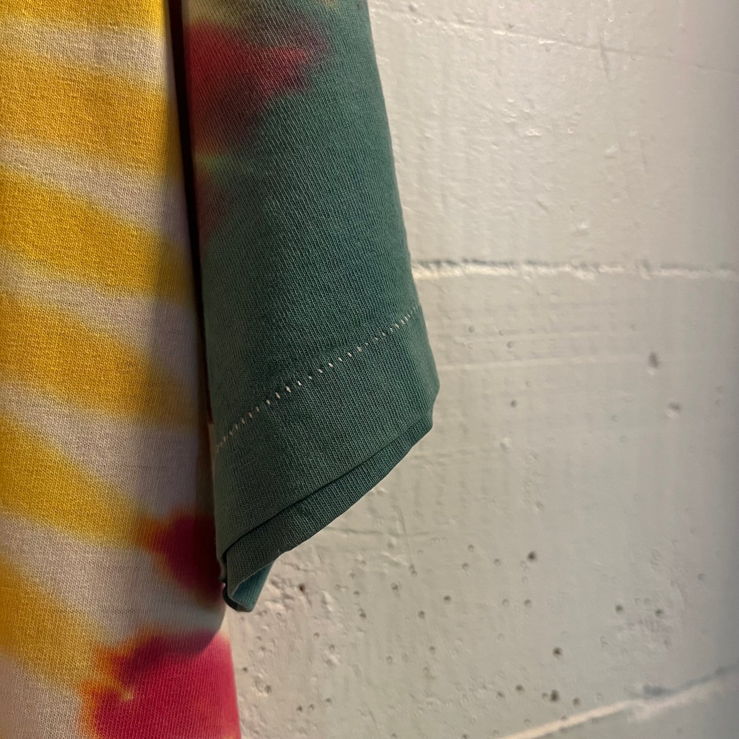 Vintage 90's Bob Marley Tuff Gong Single Stitch Tie Dye Rap T-Shirt - Size XL - Made In USA - Red/Green/Yellow-