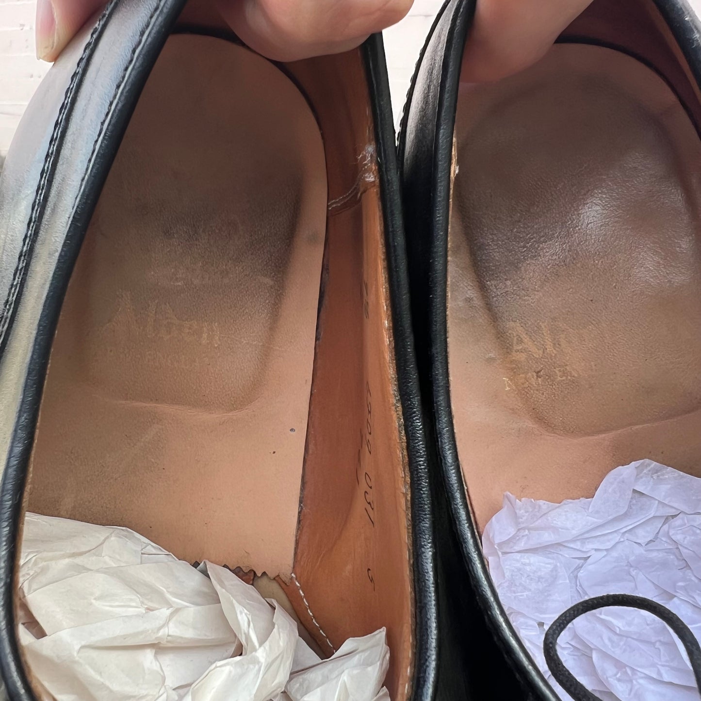 Vintage Alden 961 Hand Sewn Algonquin Split Toe Calf-Skin Leather Shoe - Size 10M/11W - Made In USA