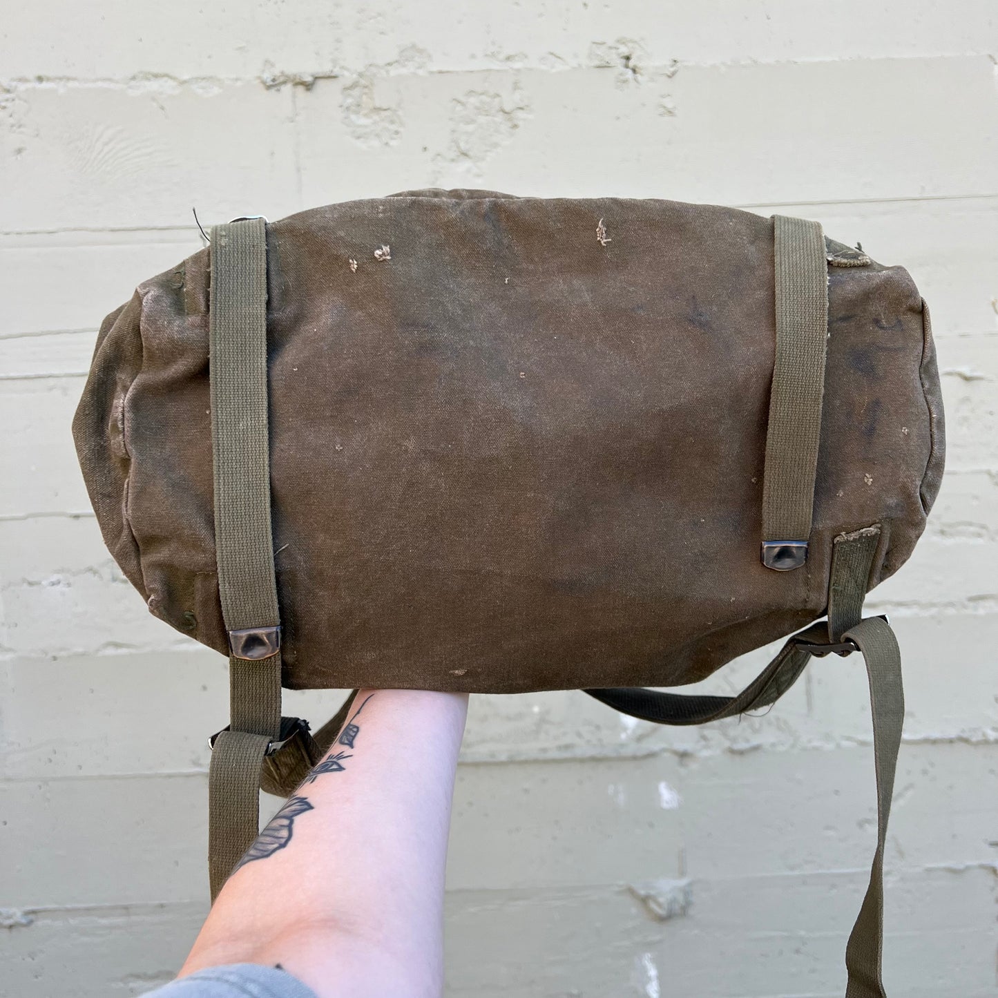 Vintage 1970's U.S. Forest Service Field Pack Rucksack - Olive Drab - NSN# 8465-00-205-3493