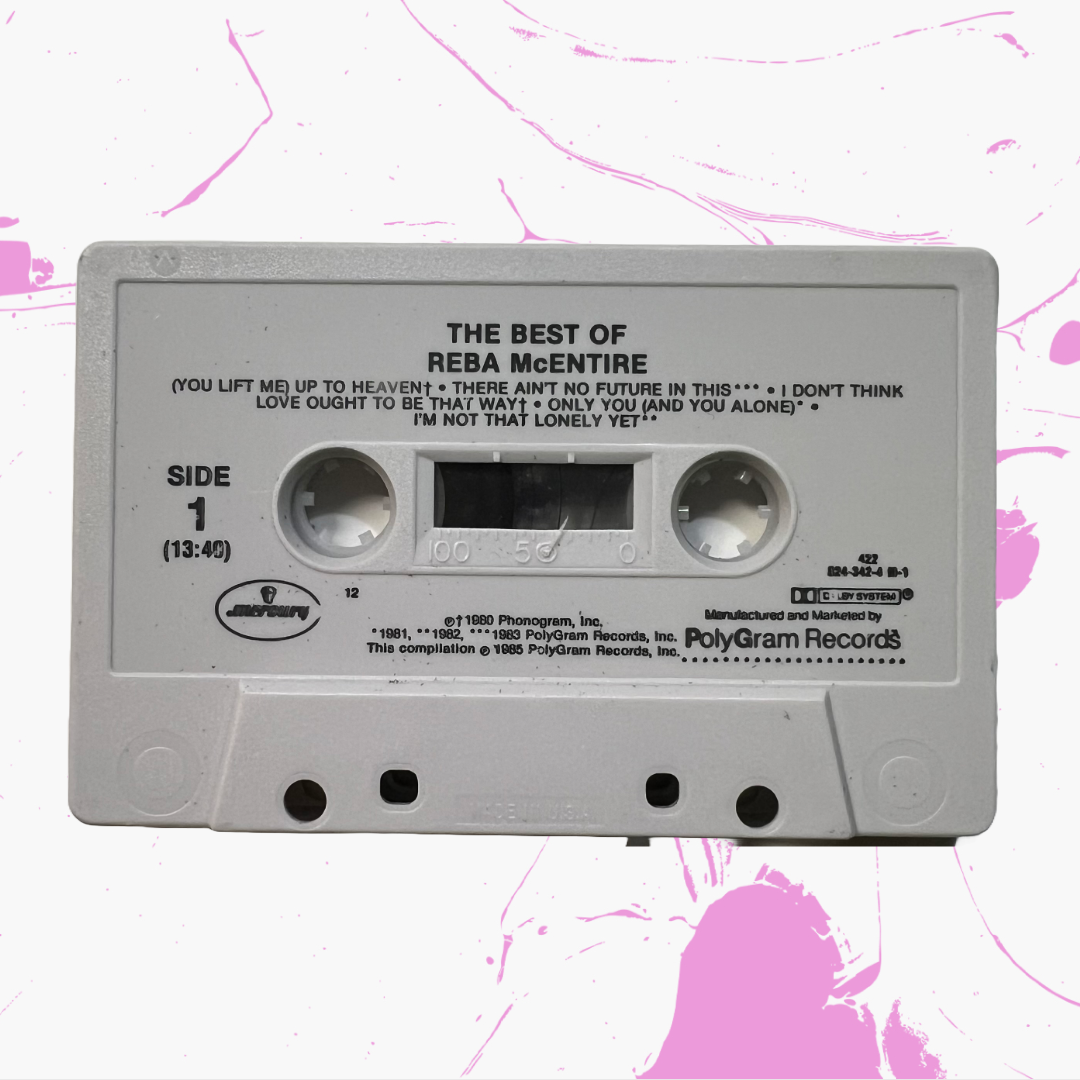 Vintage 1985 The Best Of Reba McEntire Cassette Tape